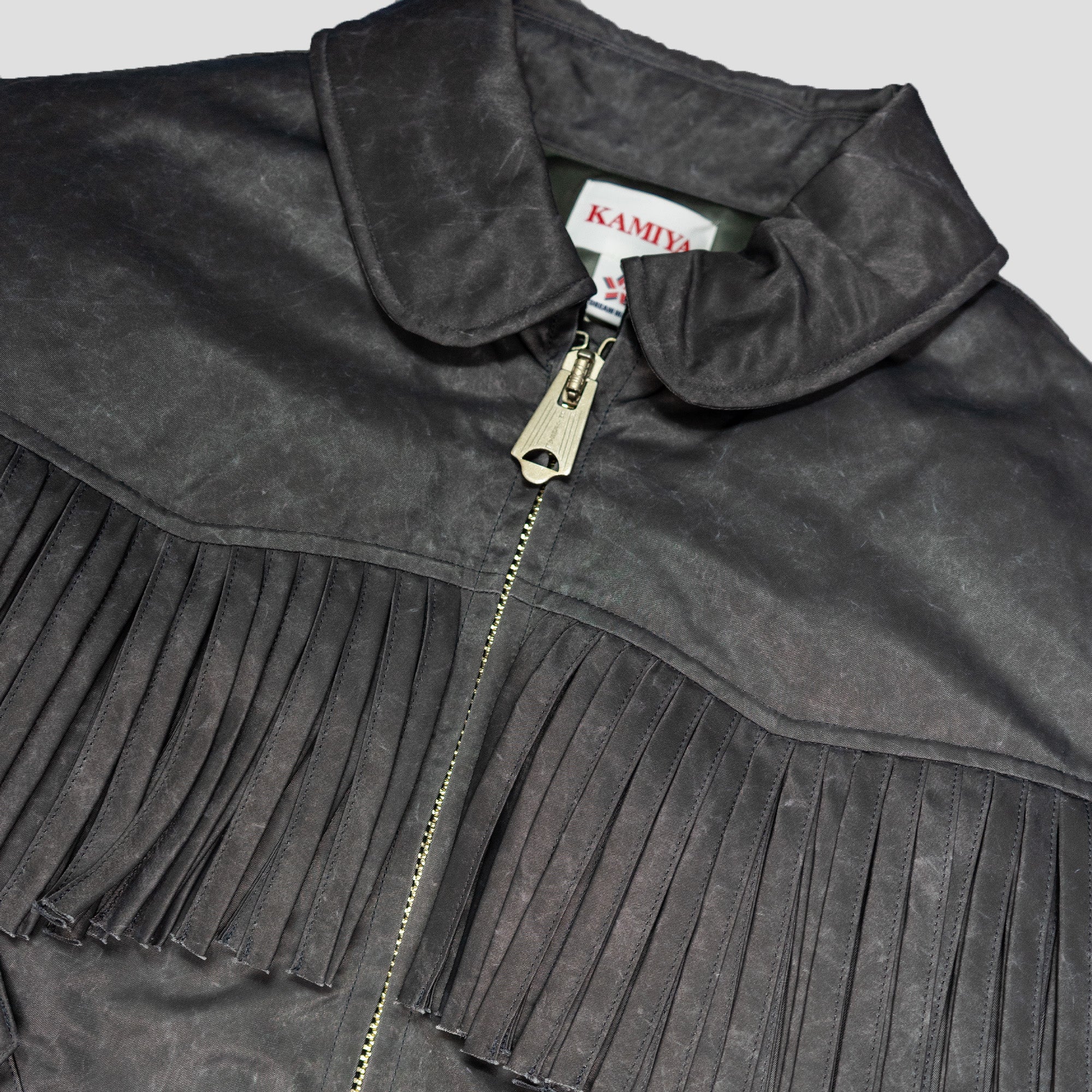 WASHED NYLON FLIGHT JACKET