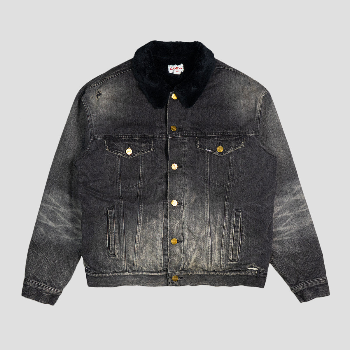KAMIYA - BOA LINING DENIM JACKET