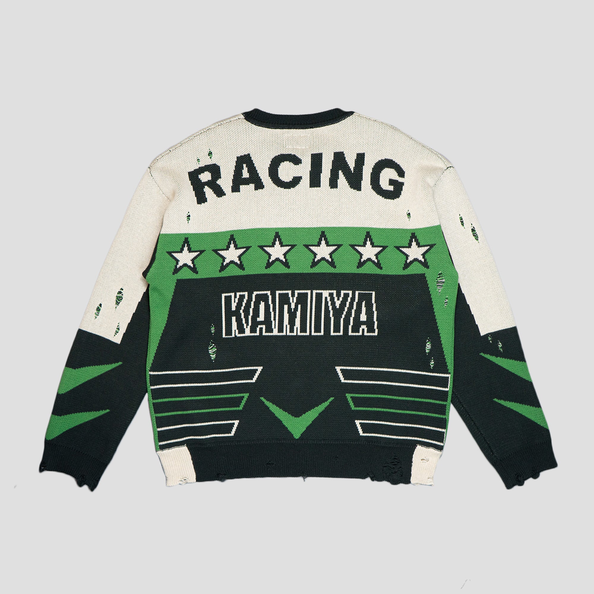 RACING JACQUARD SWEATER