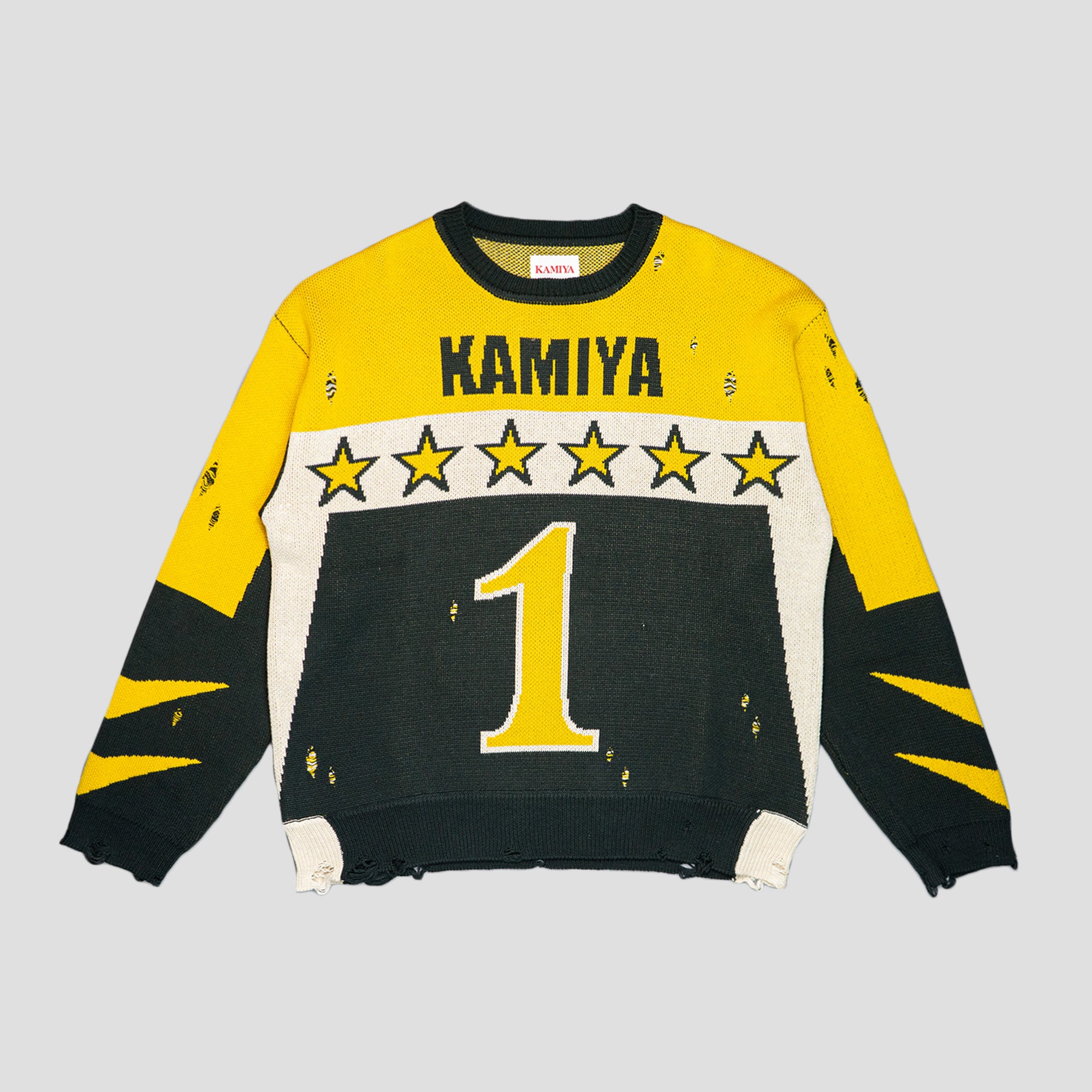 RACING JACQUARD SWEATER
