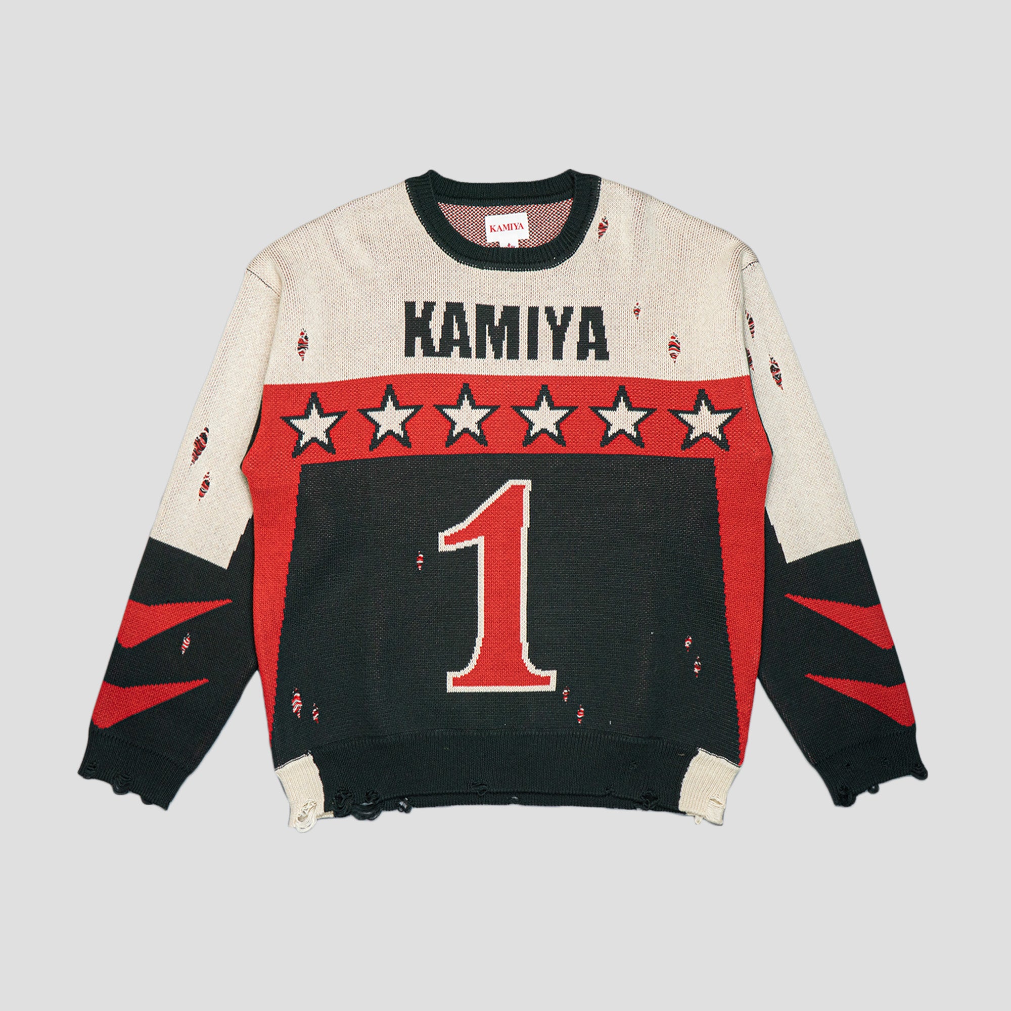 RACING JACQUARD SWEATER