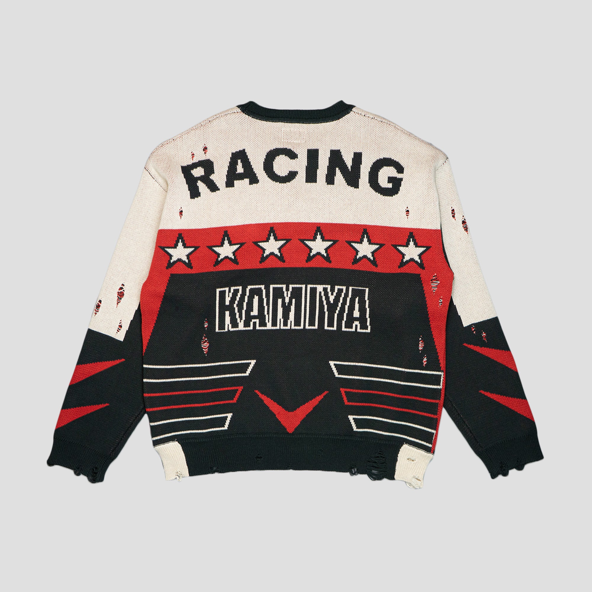 RACING JACQUARD SWEATER