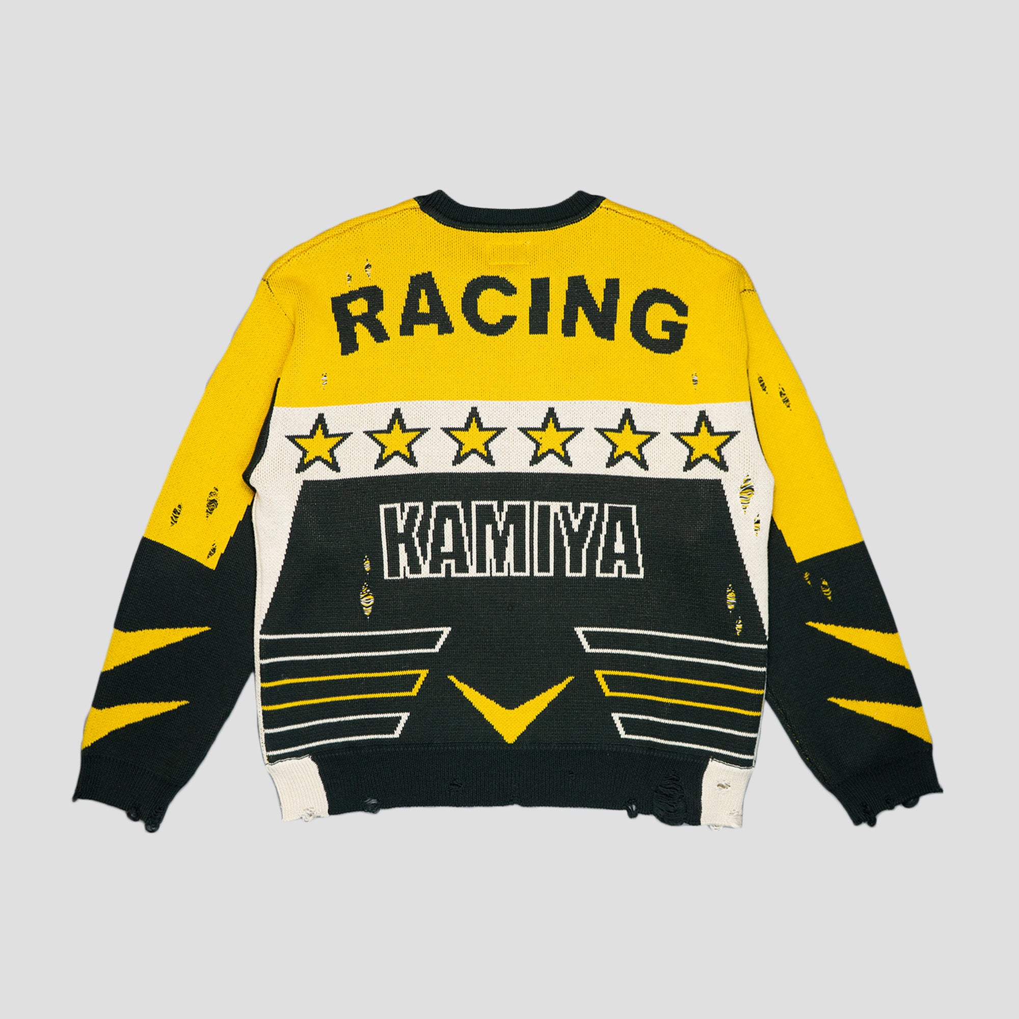 RACING JACQUARD SWEATER