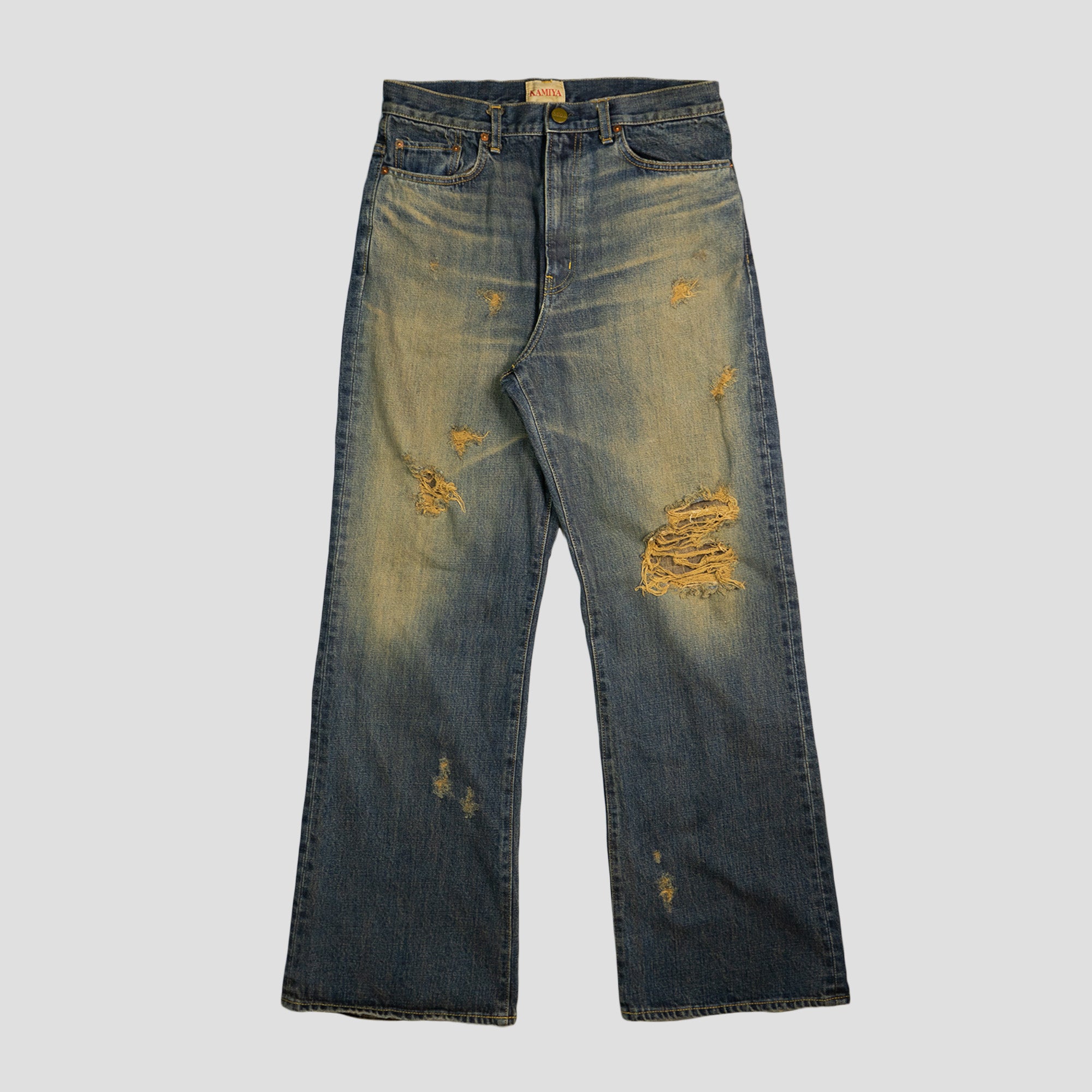 BORO BOOTCUT WIDE JEANS