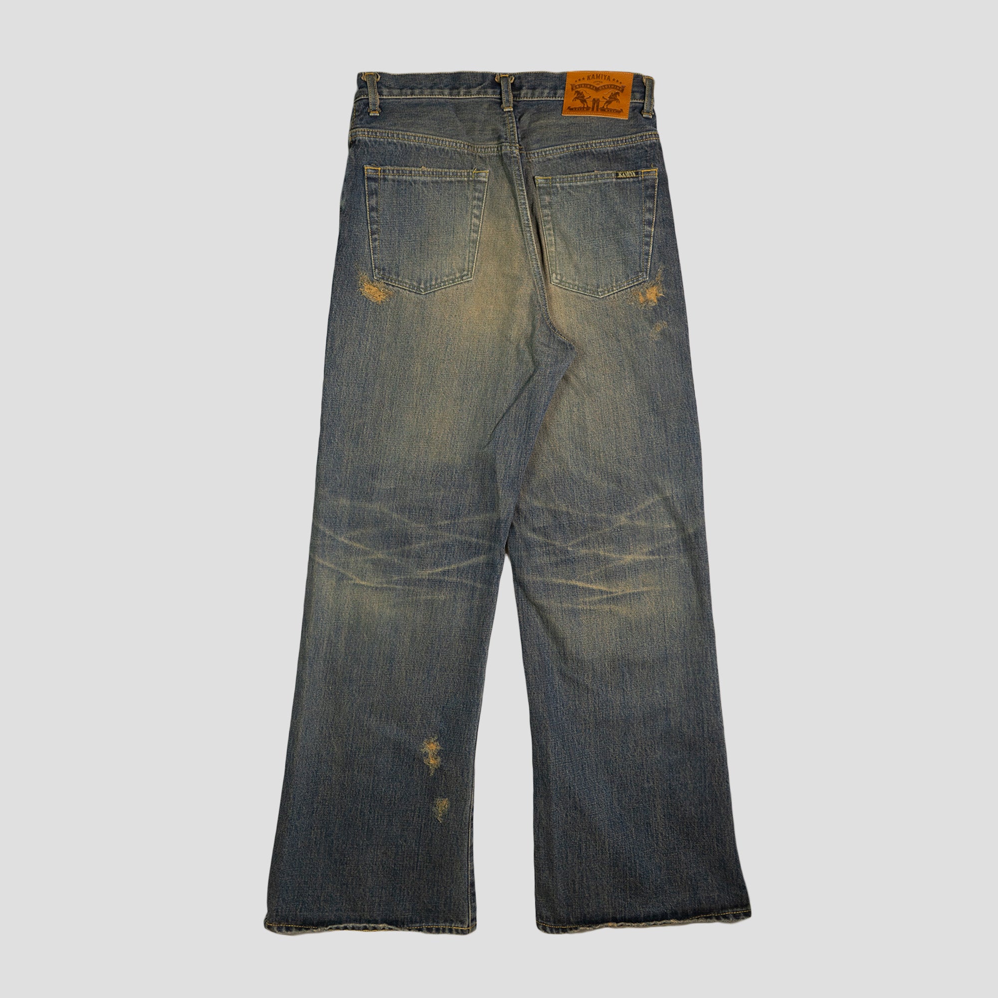 BORO BOOTCUT WIDE JEANS
