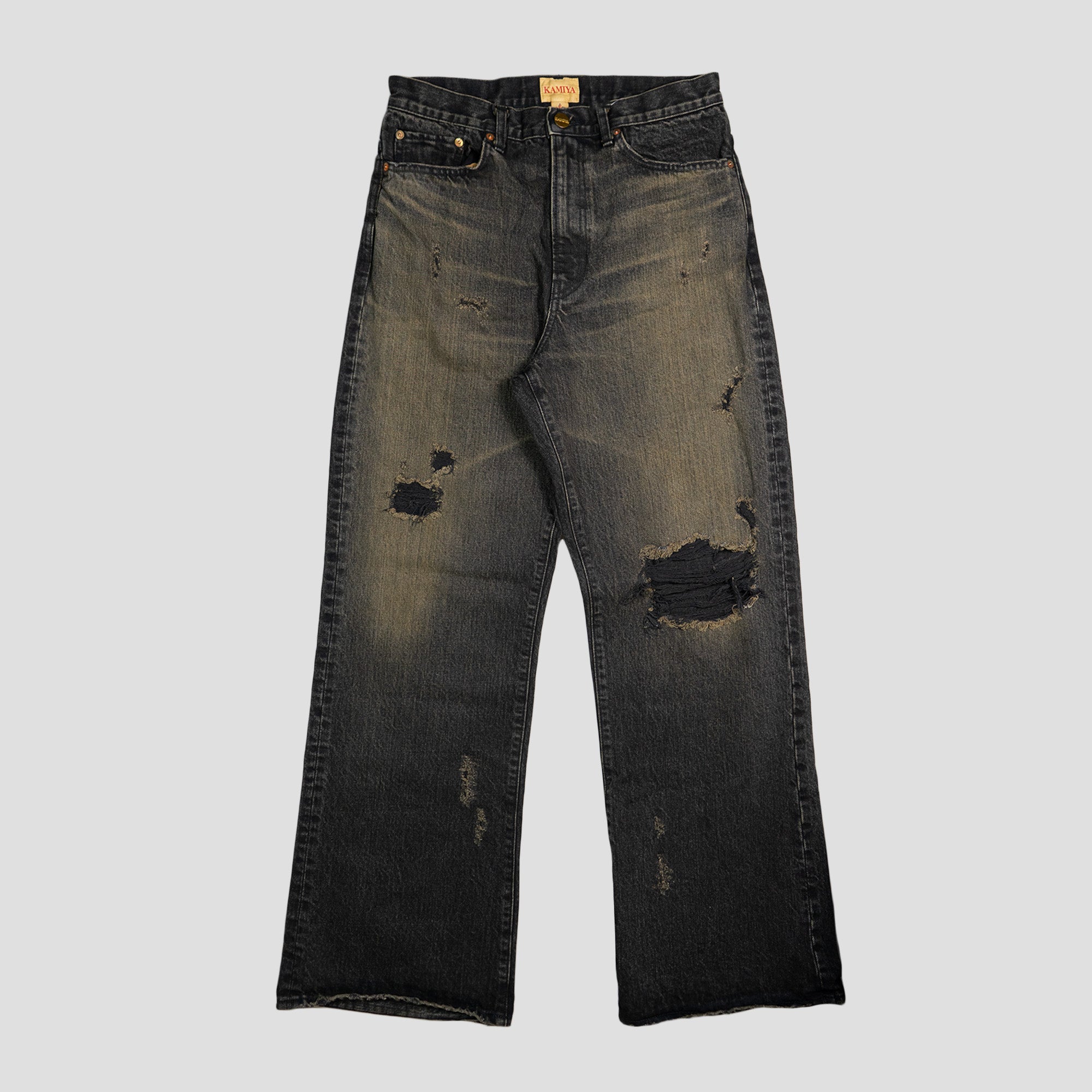 BORO BOOTCUT WIDE JEANS