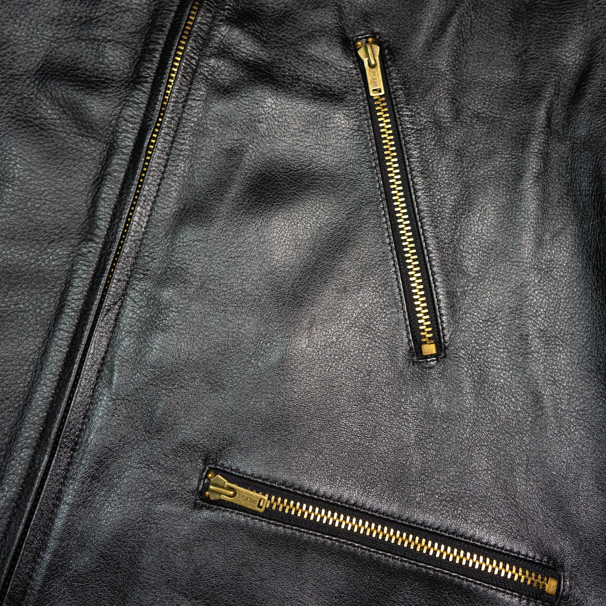 DISTRESSED LEATHER VEST