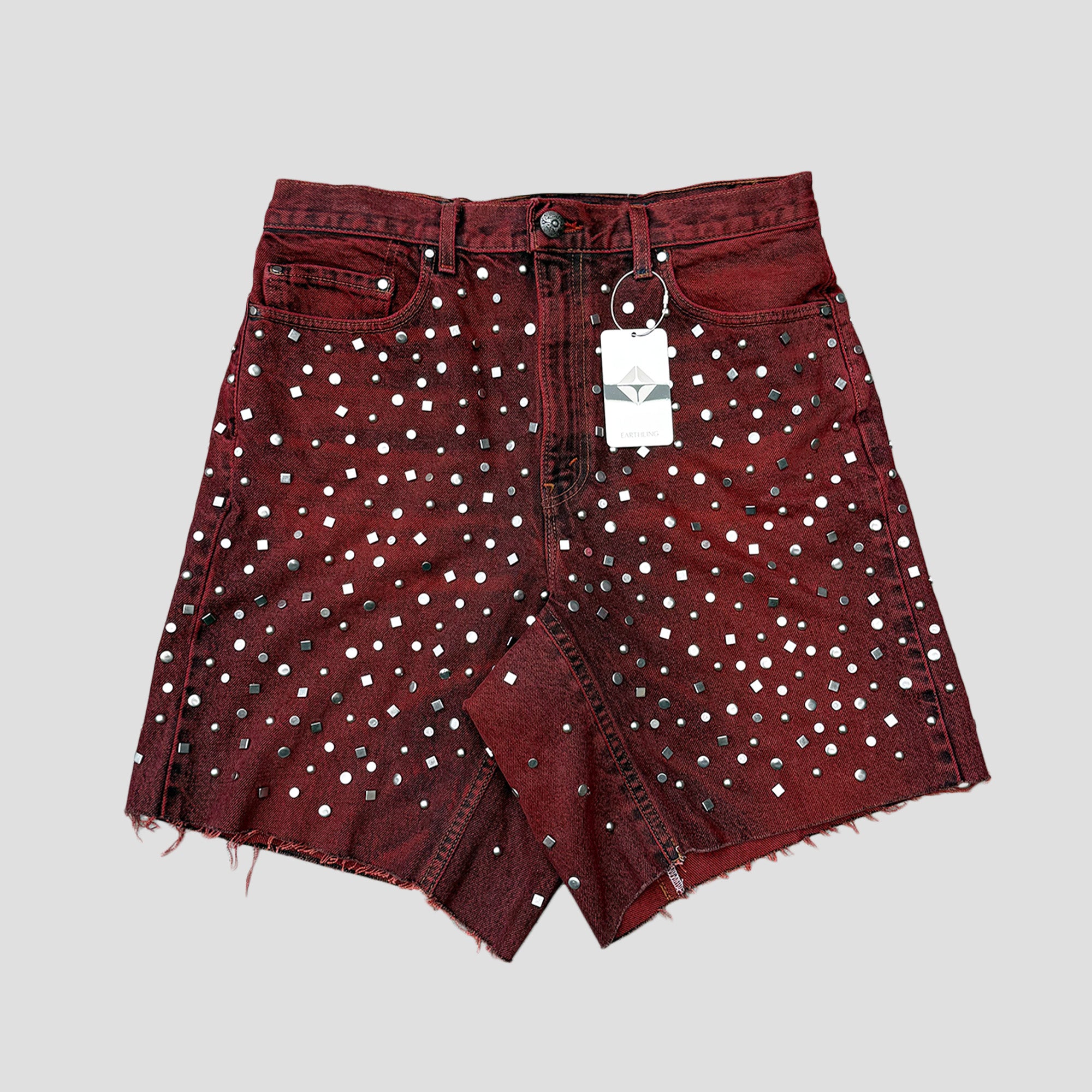 SPARK PLUNG DENIM SHORTS