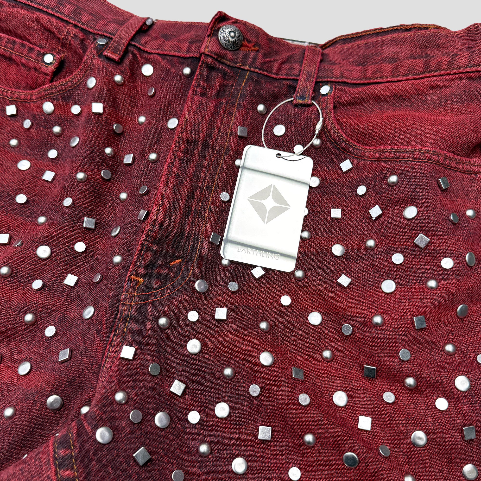 SPARK PLUNG DENIM SHORTS