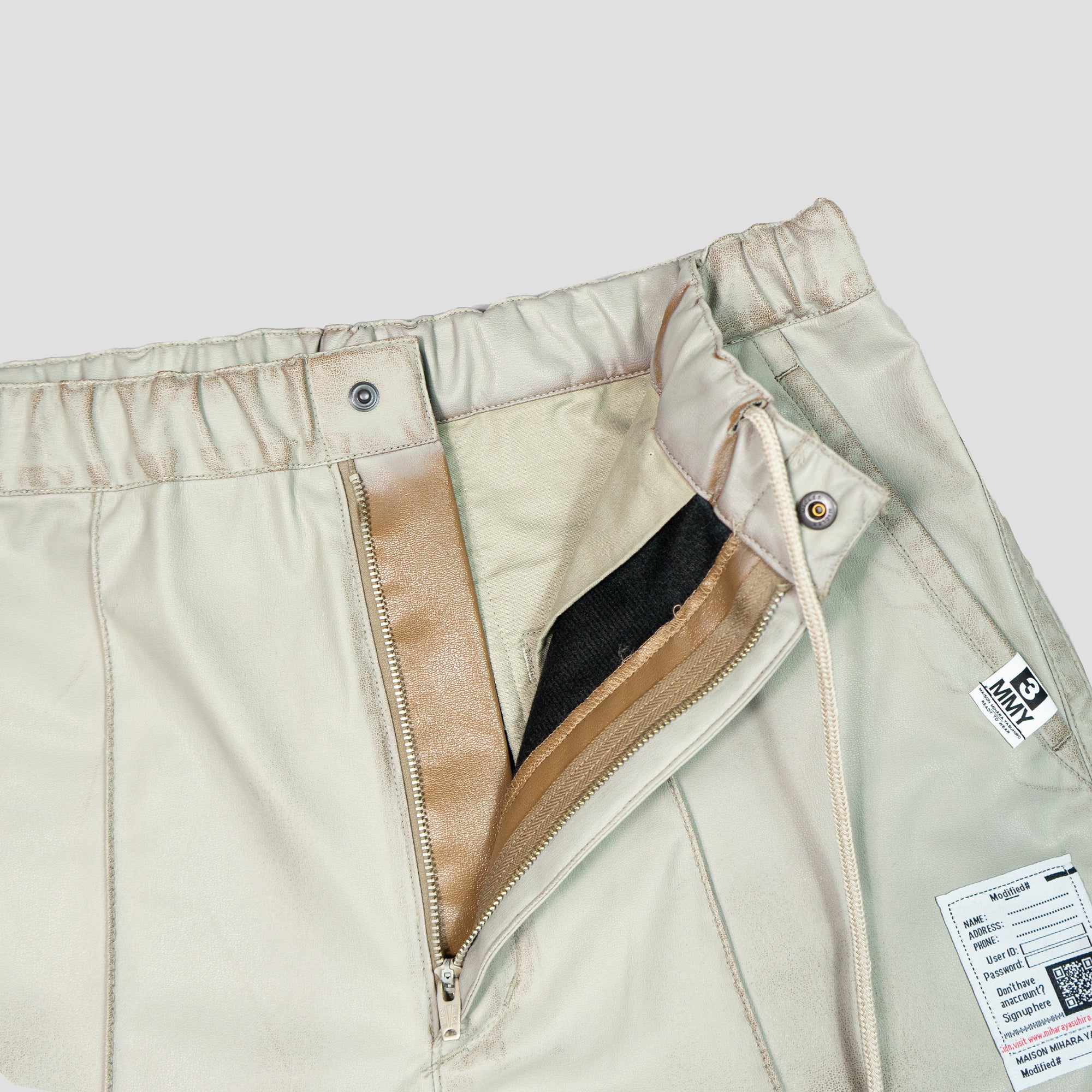 VEGAN LEATHER SHORTS