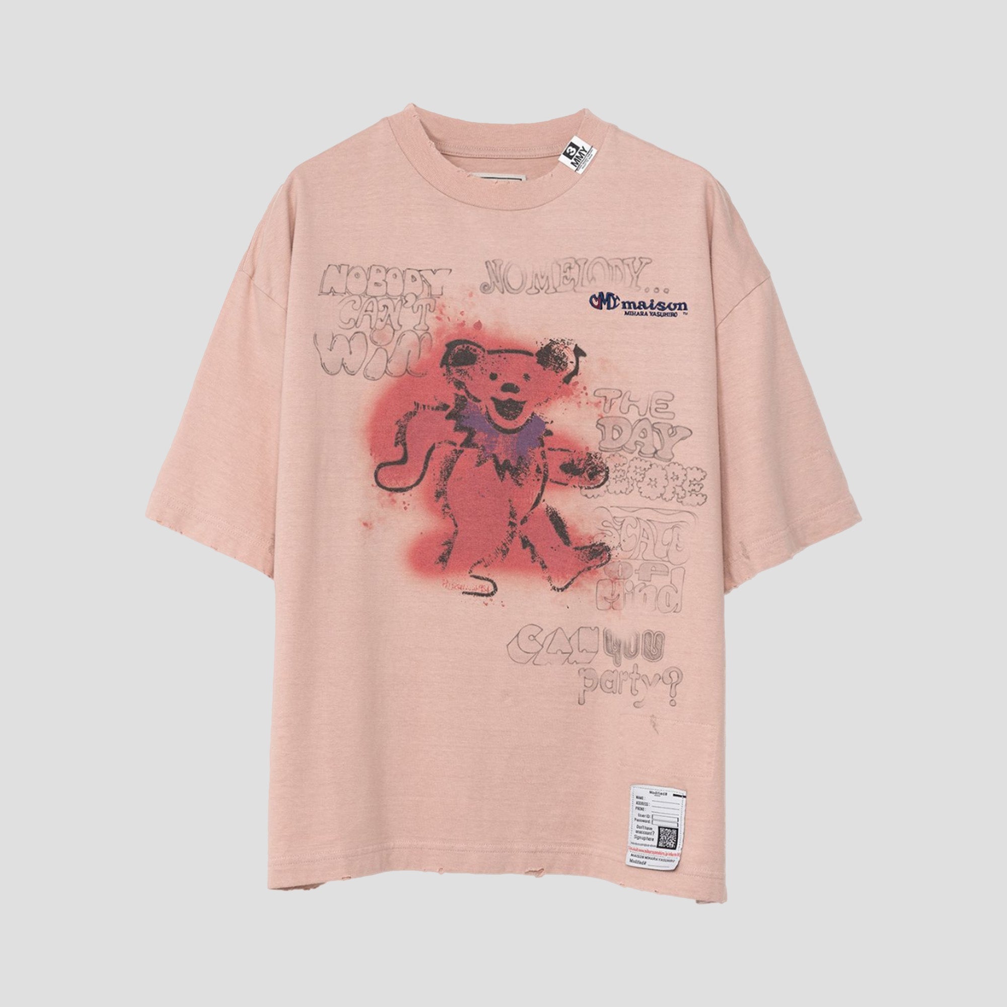 MIHARA YASUHIRO - BEAR T-SHIRTS