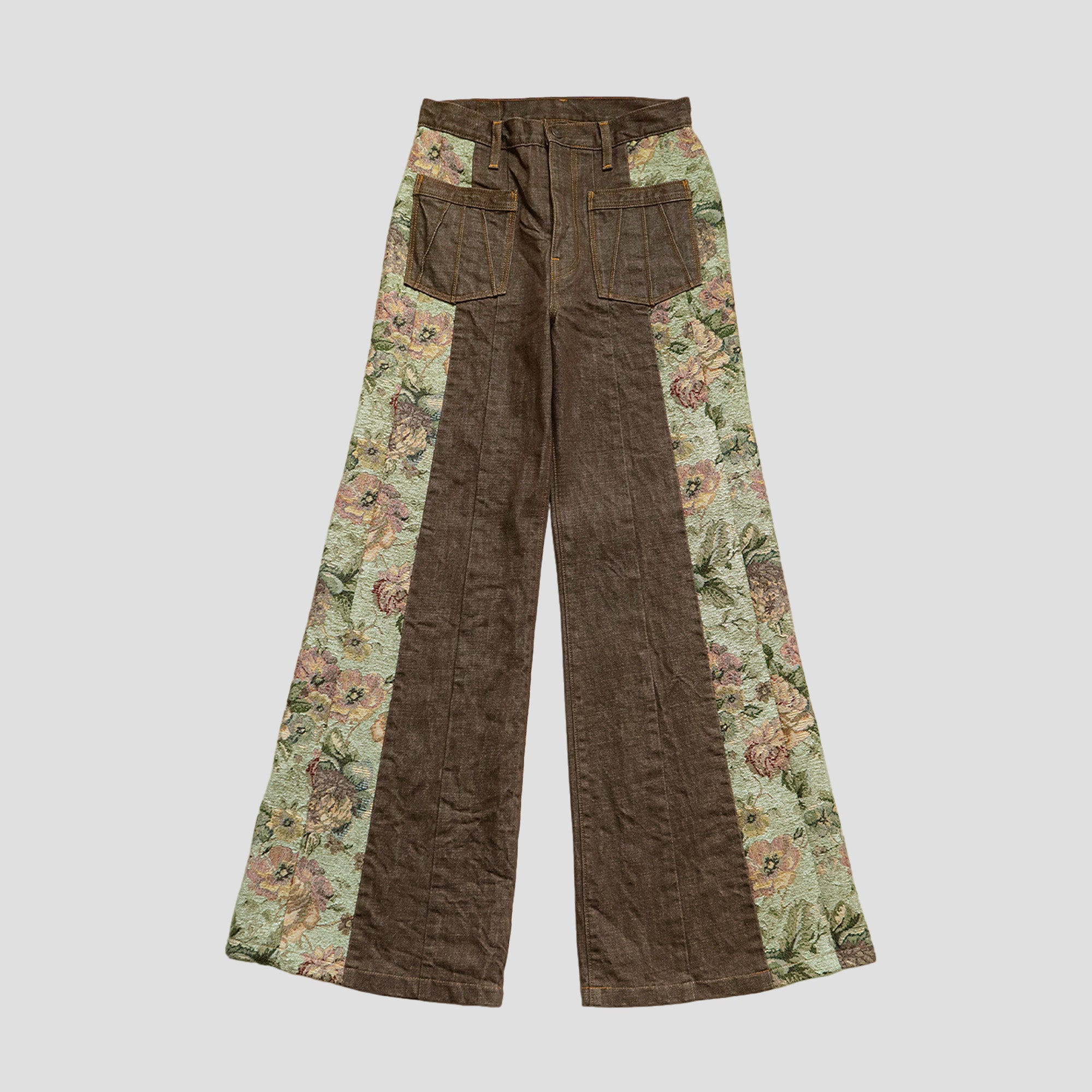 GOBELIN x DENIM 2TONE GYPSY BUGGY PANTS