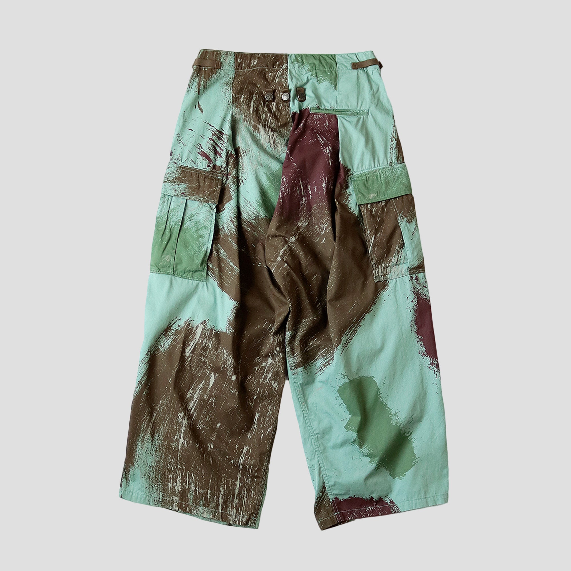 BRUSH-CAMO CARGO PANTS