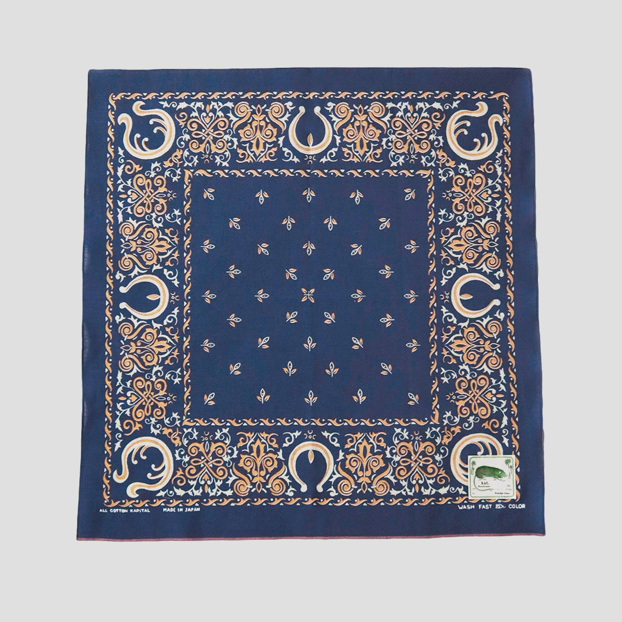 FASTCOLOR SELVEDGE BANDANA (ANTLER NAJA)