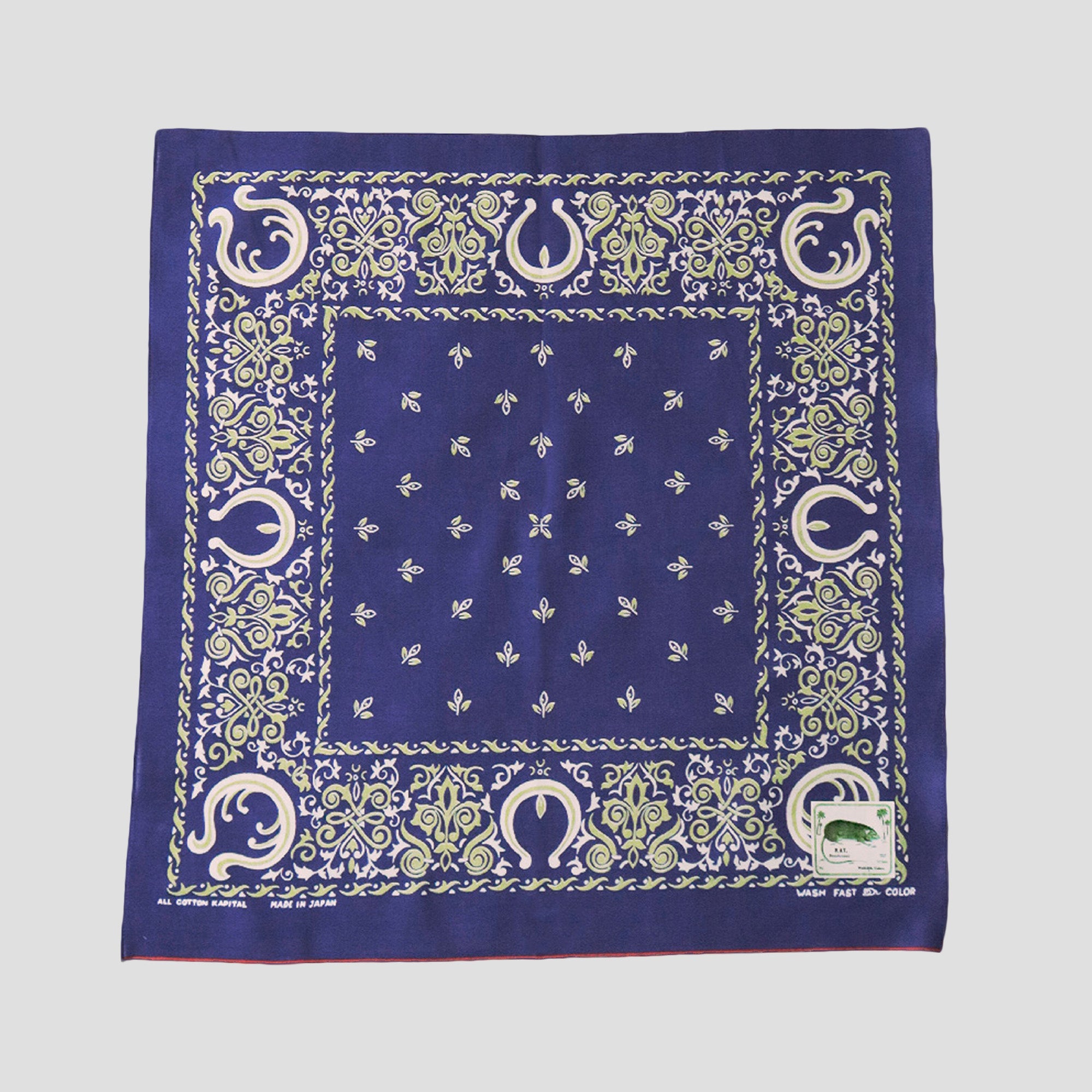 FASTCOLOR SELVEDGE BANDANA (ANTLER NAJA)
