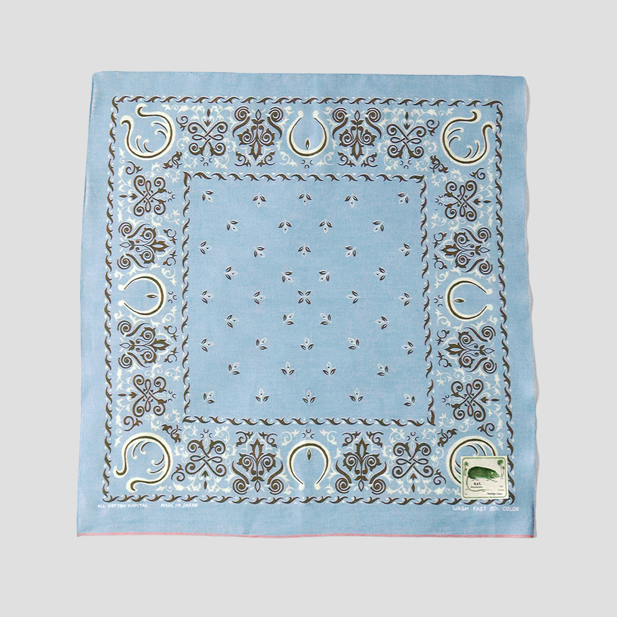 FASTCOLOR SELVEDGE BANDANA (ANTLER NAJA)