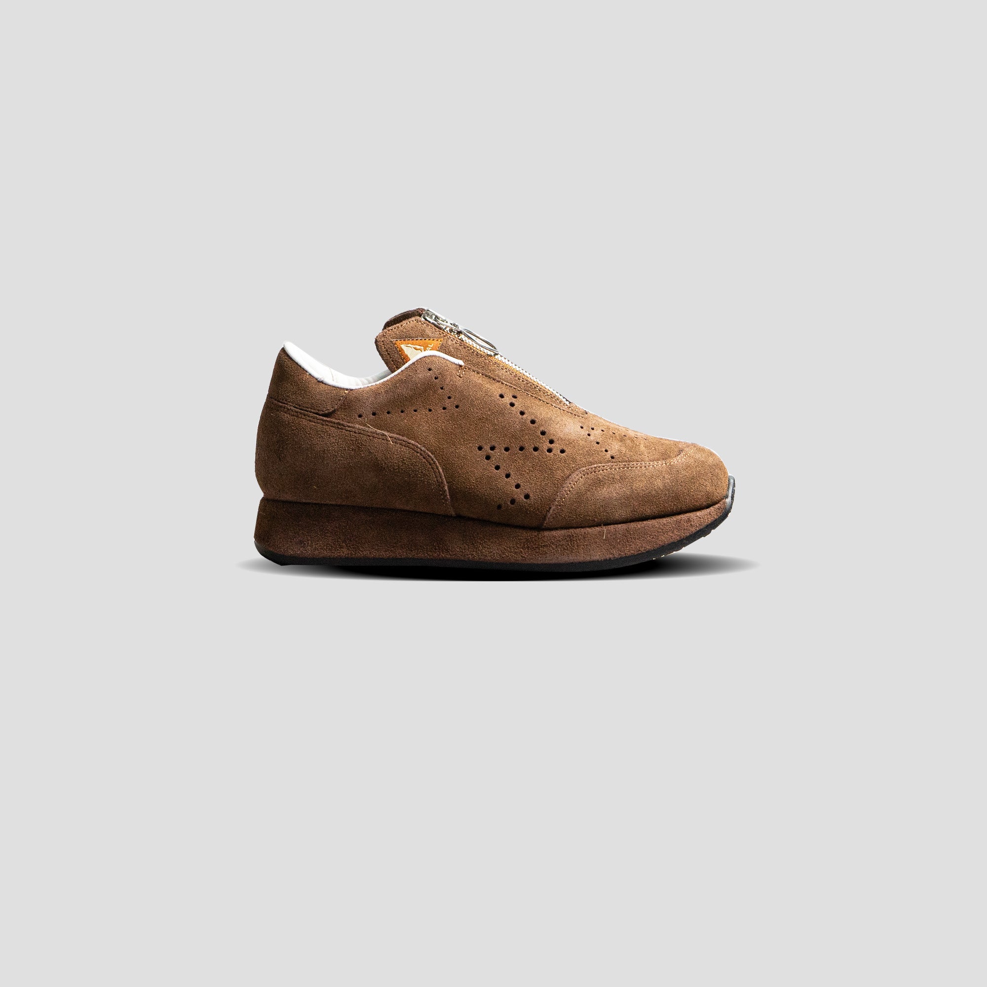 SUEDE ZIP-UP SPARROW SNEAKERS