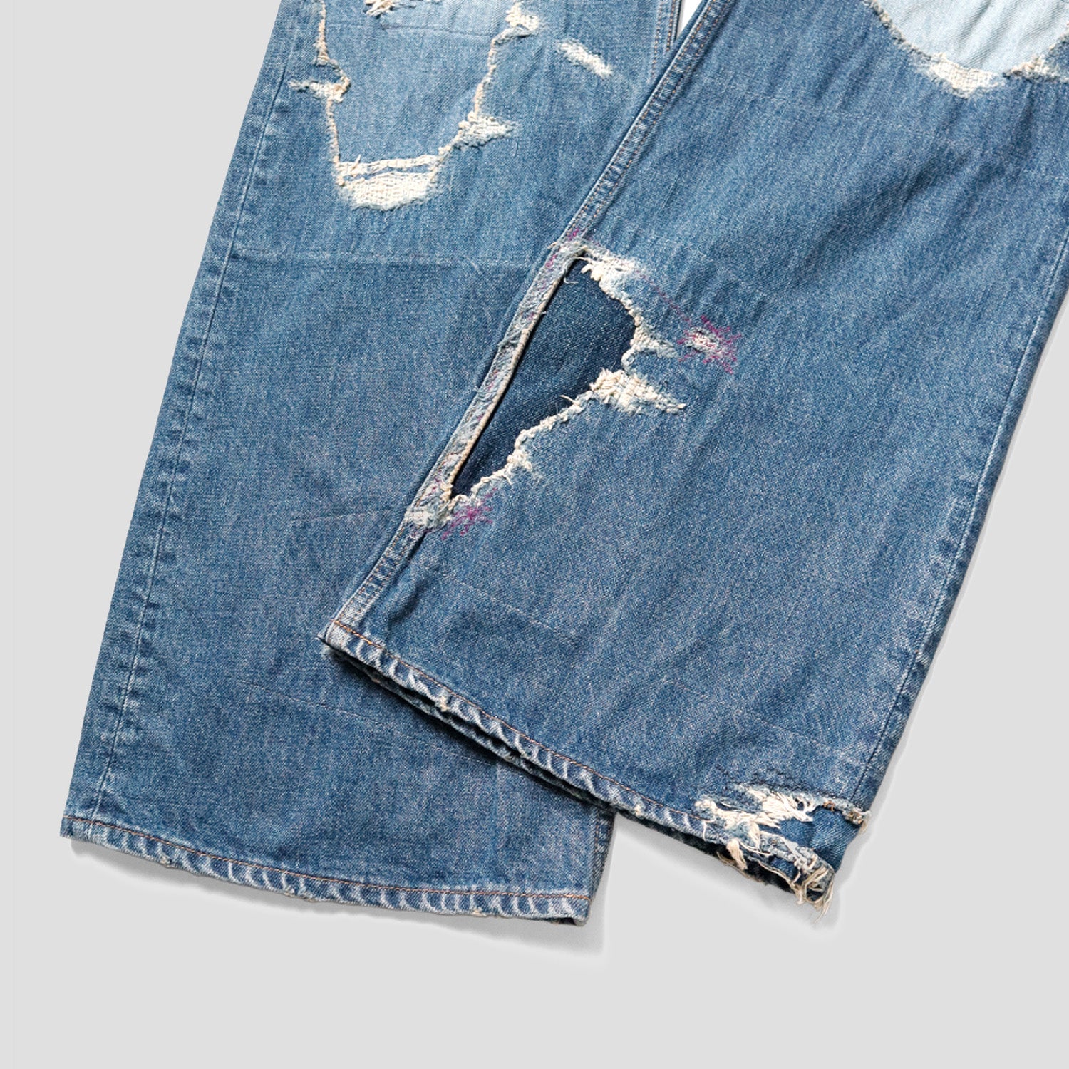 14oz DENIM 5P FLARE PANTS (CRAZY DIXIE REMAKE)