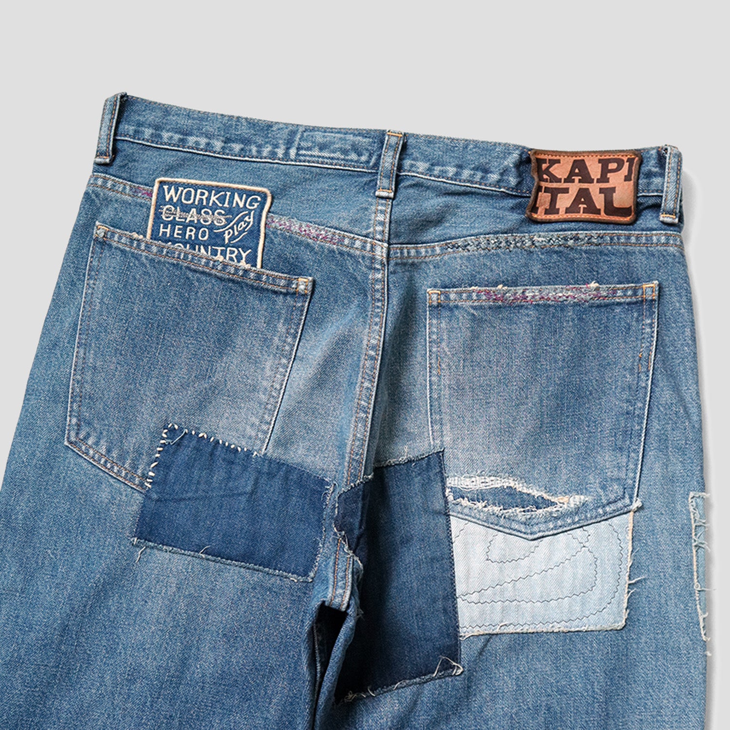 14oz DENIM 5P FLARE PANTS (CRAZY DIXIE REMAKE)