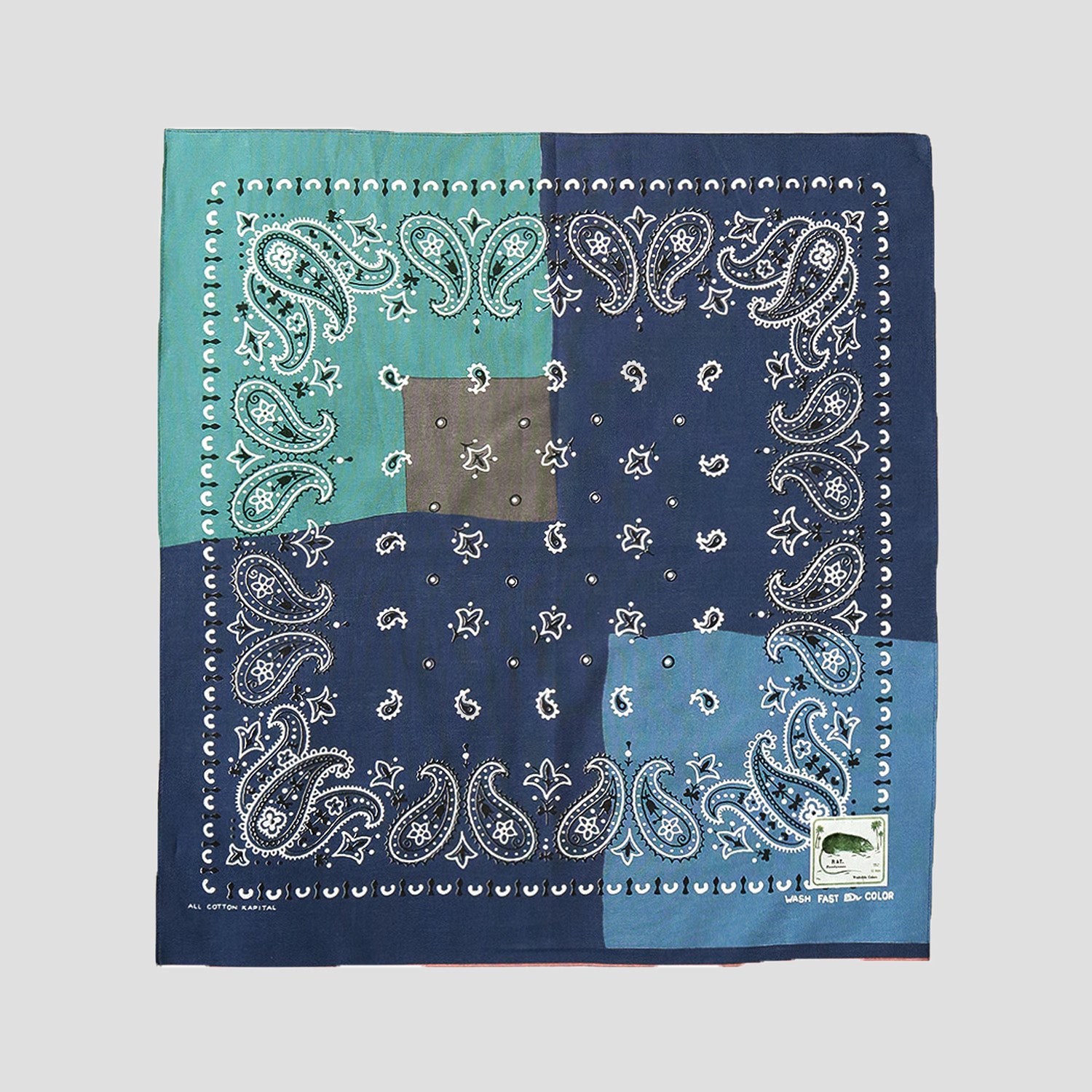 FASTCOLOR SELVEDGE BANDANA (PAISLEY)