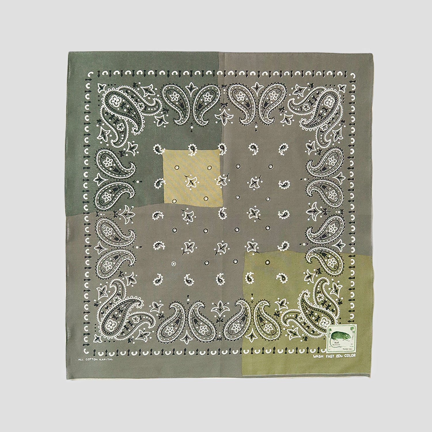 FASTCOLOR SELVEDGE BANDANA (PAISLEY)