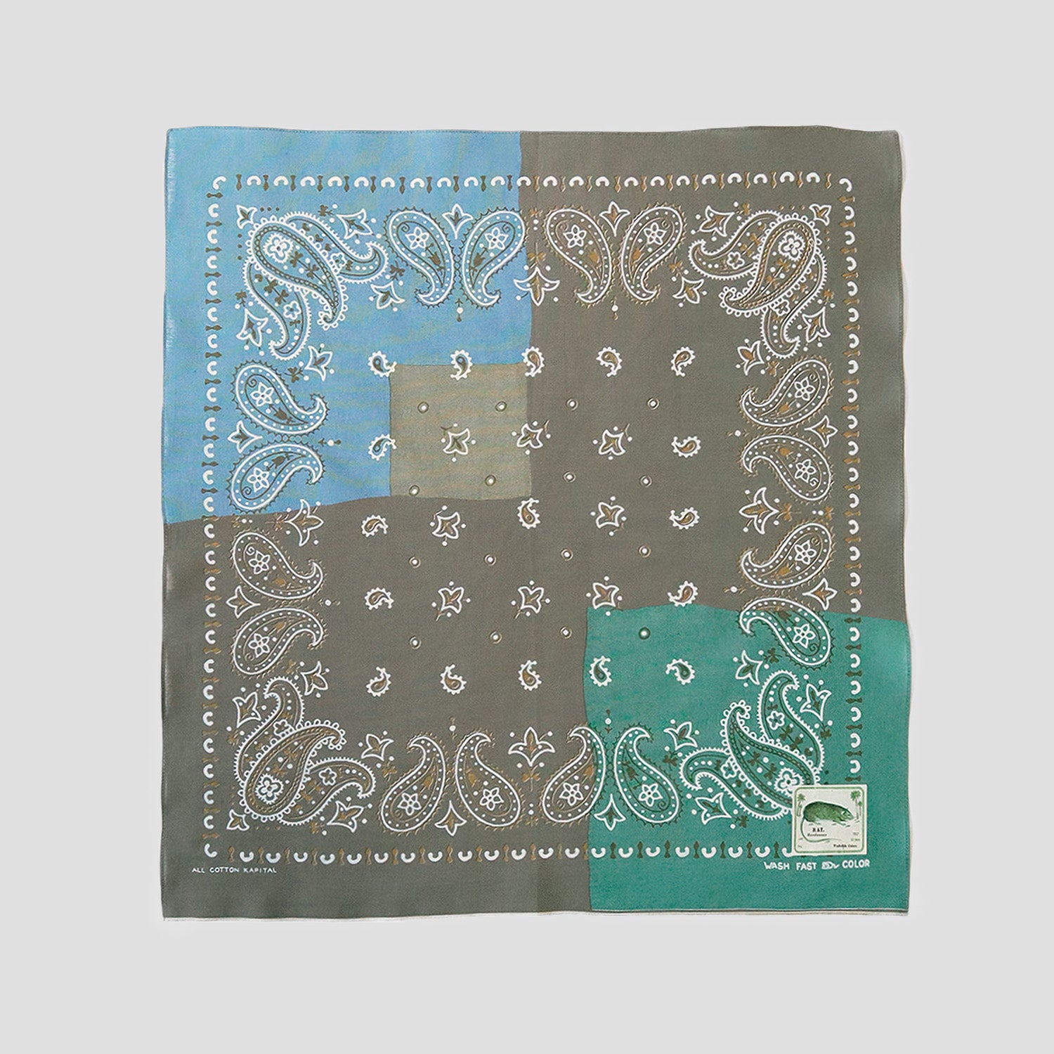 FASTCOLOR SELVEDGE BANDANA (PAISLEY)