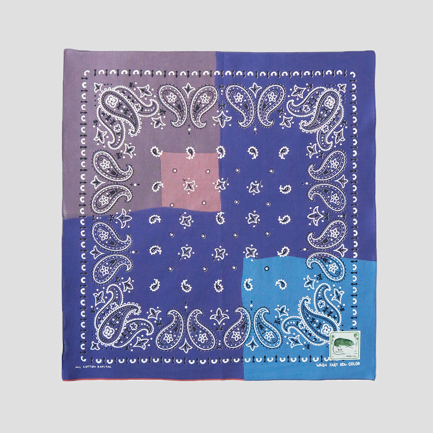 FASTCOLOR SELVEDGE BANDANA (PAISLEY)