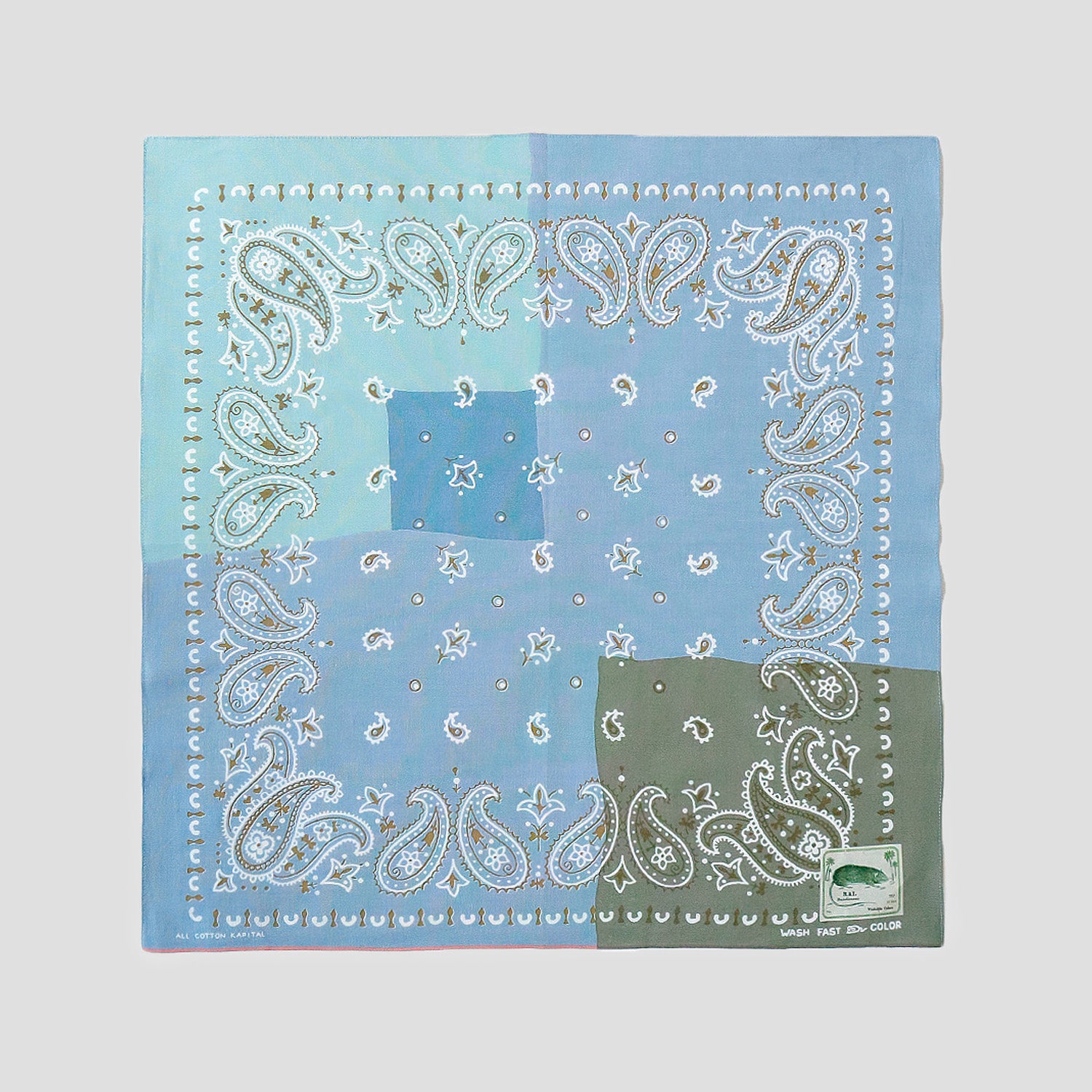 FASTCOLOR SELVEDGE BANDANA (PAISLEY)