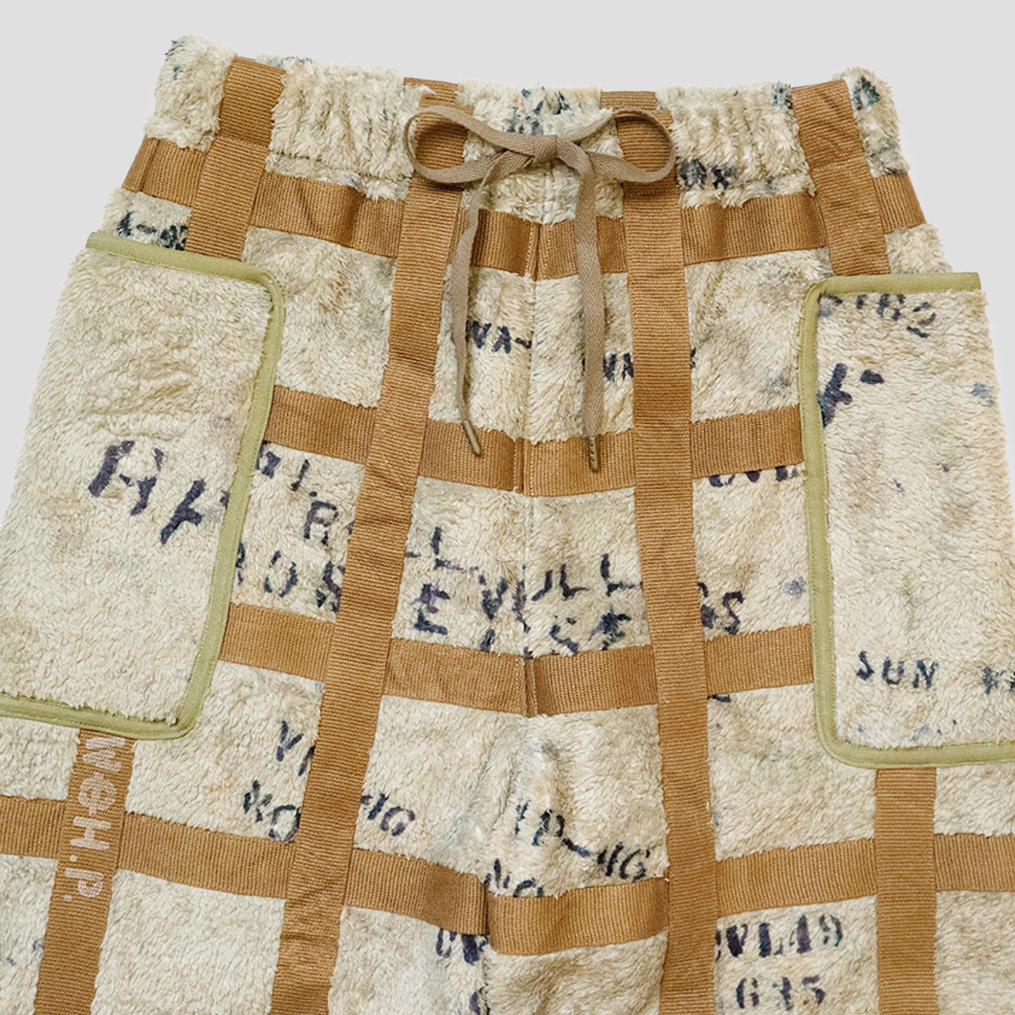 FLEECE TATTERSALL EASY PANTS