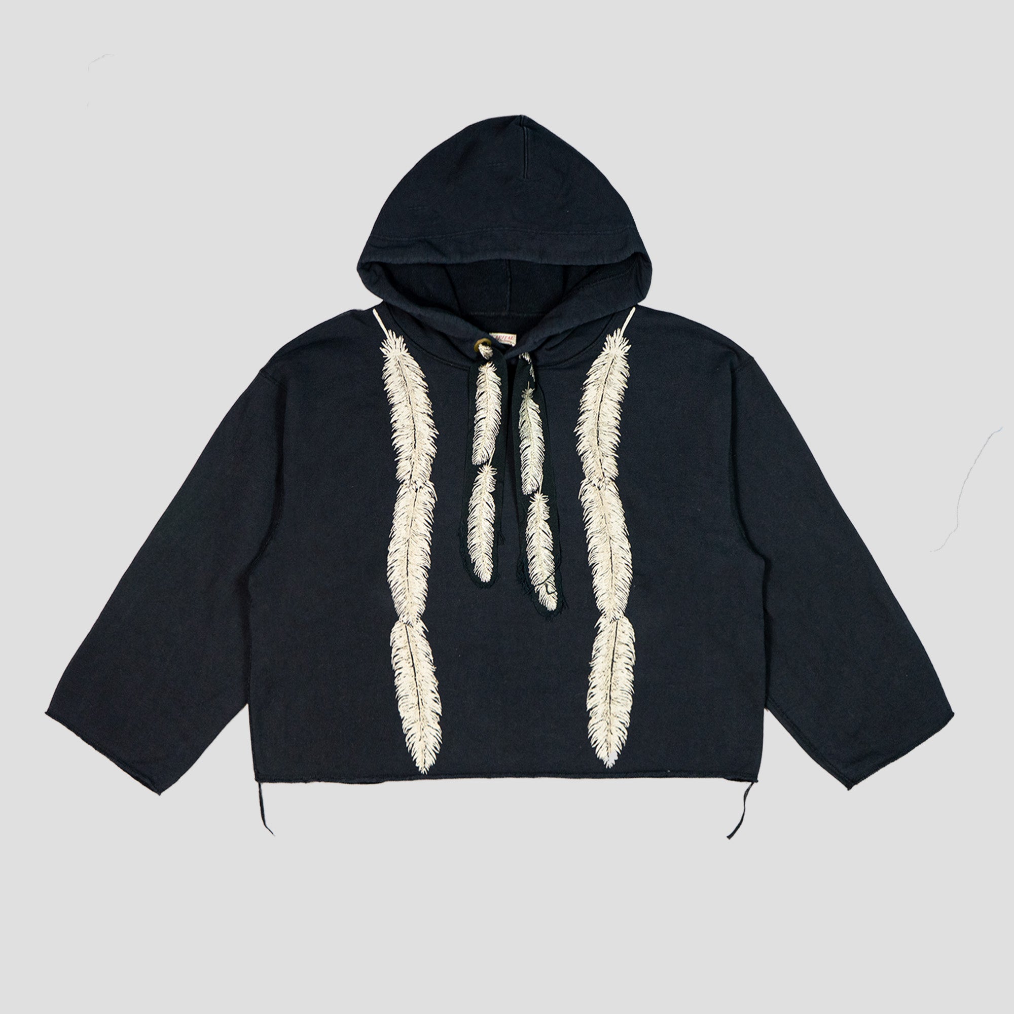 SWT KNIT FEATHER CORD NAMAZU HOODIE (FEATHER)