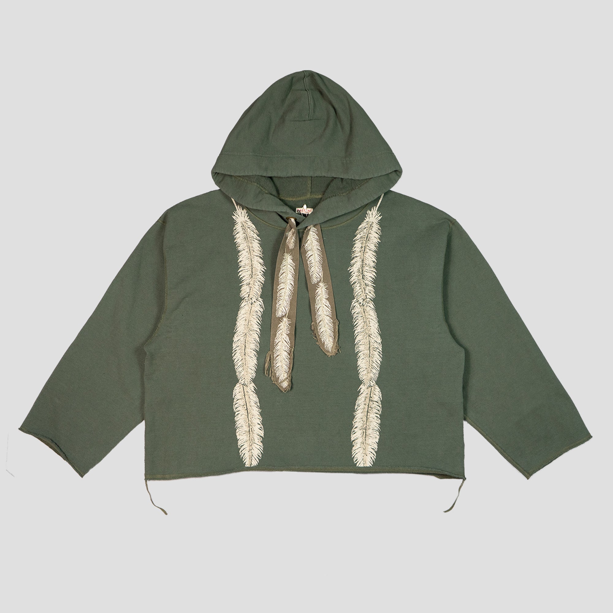 SWT KNIT FEATHER CORD NAMAZU HOODIE (FEATHER)