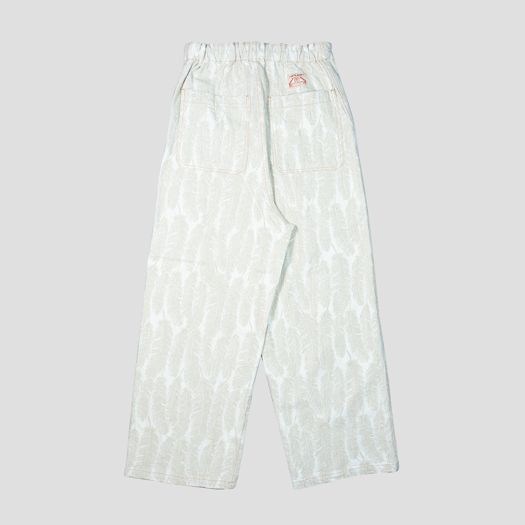 12oz MAGPIE DENIM W-KNEE EASY BAGY PANTS