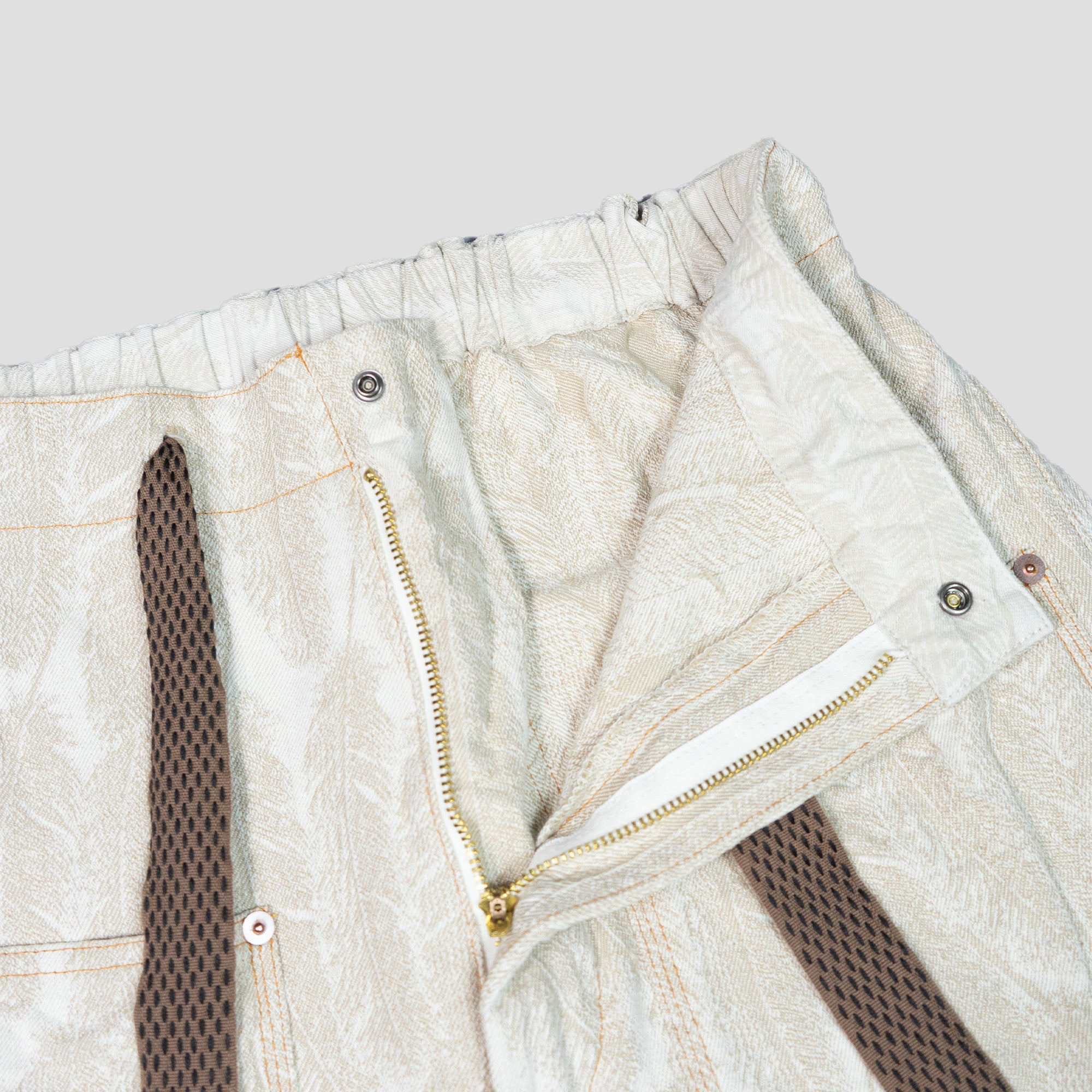 12oz MAGPIE DENIM W-KNEE EASY BAGY PANTS