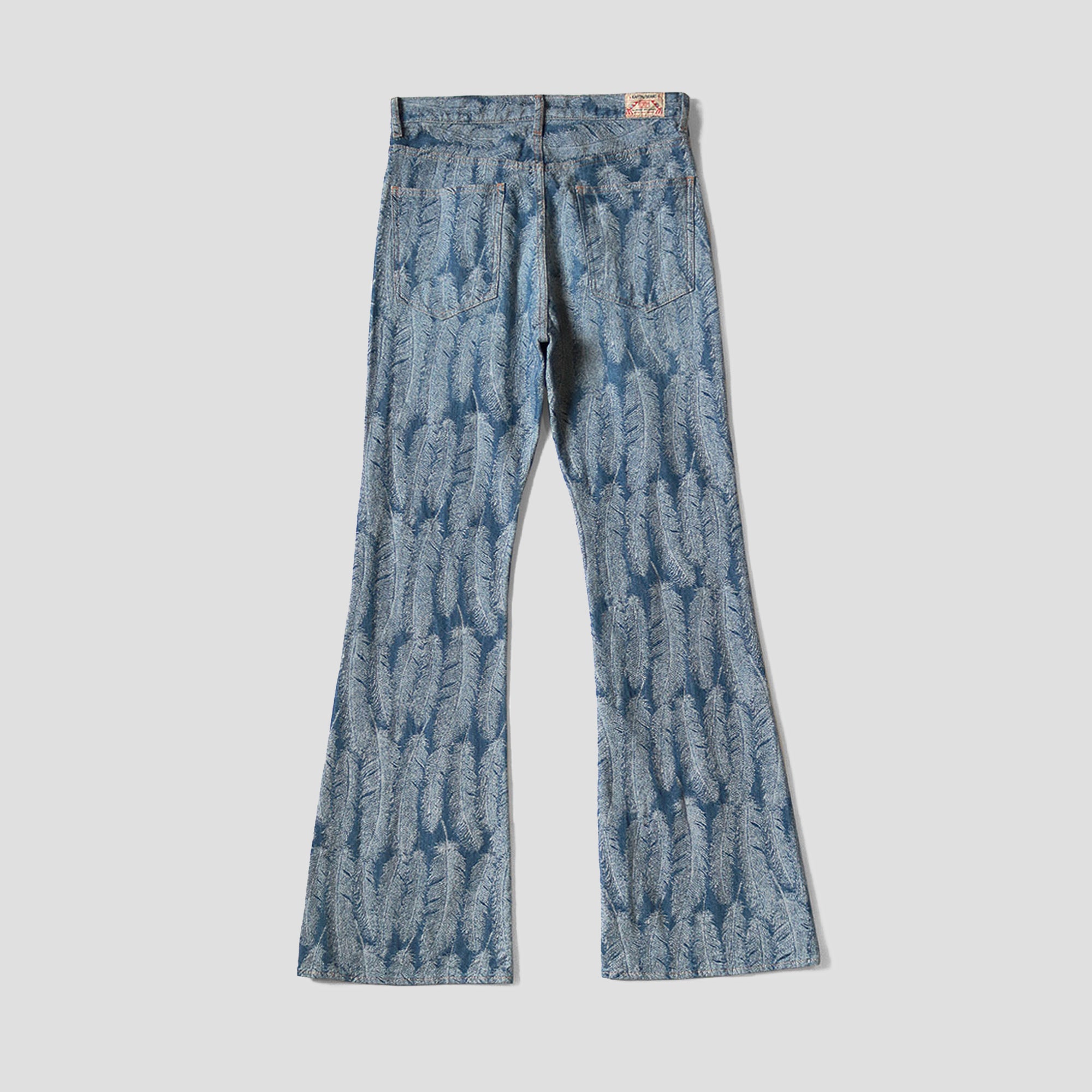 12oz FEATHER DENIM 5P FLARE JEANS