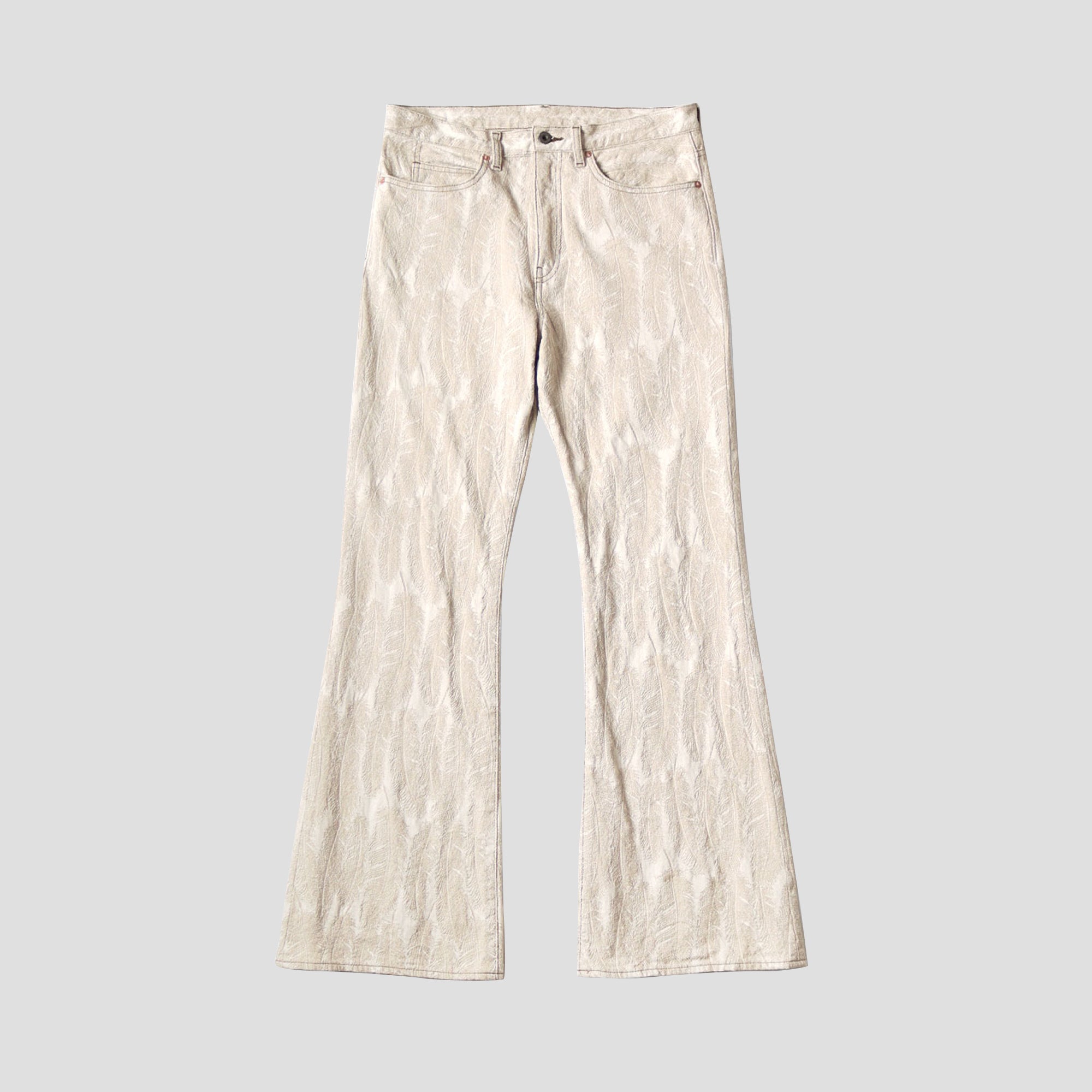 12oz FEATHER DENIM 5P FLARE JEANS