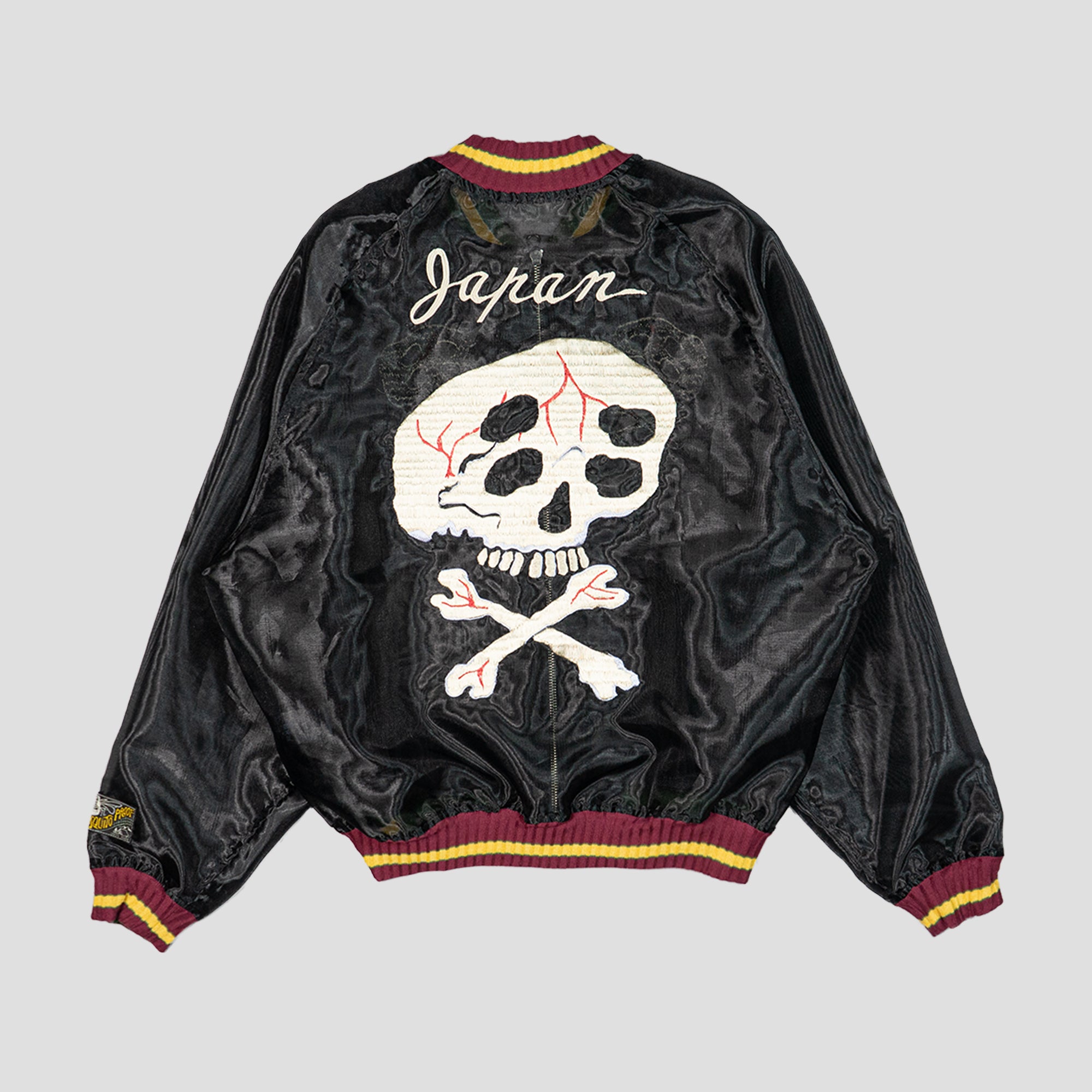 SEE-THROUGH PEARL SOUVENIR JACKET (SKULL)