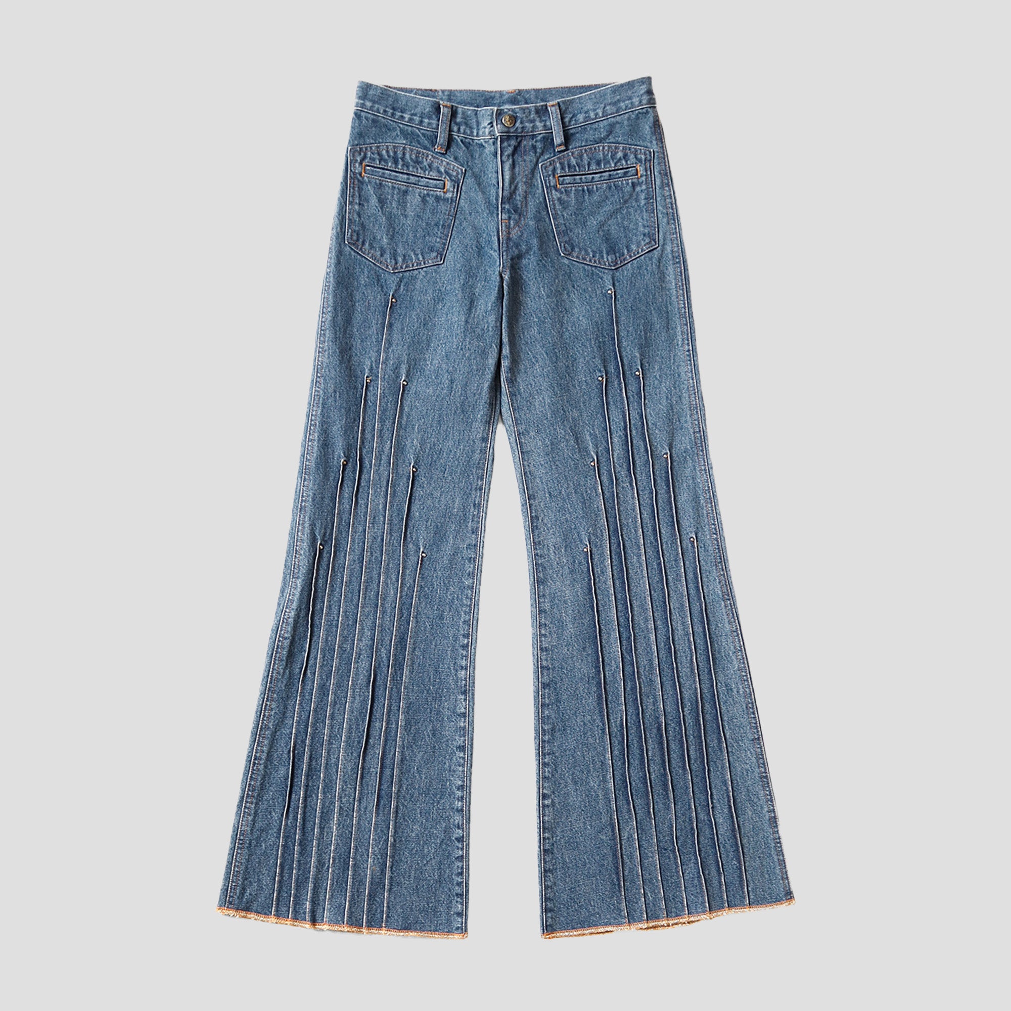 14oz DENIM FLARE JEANS