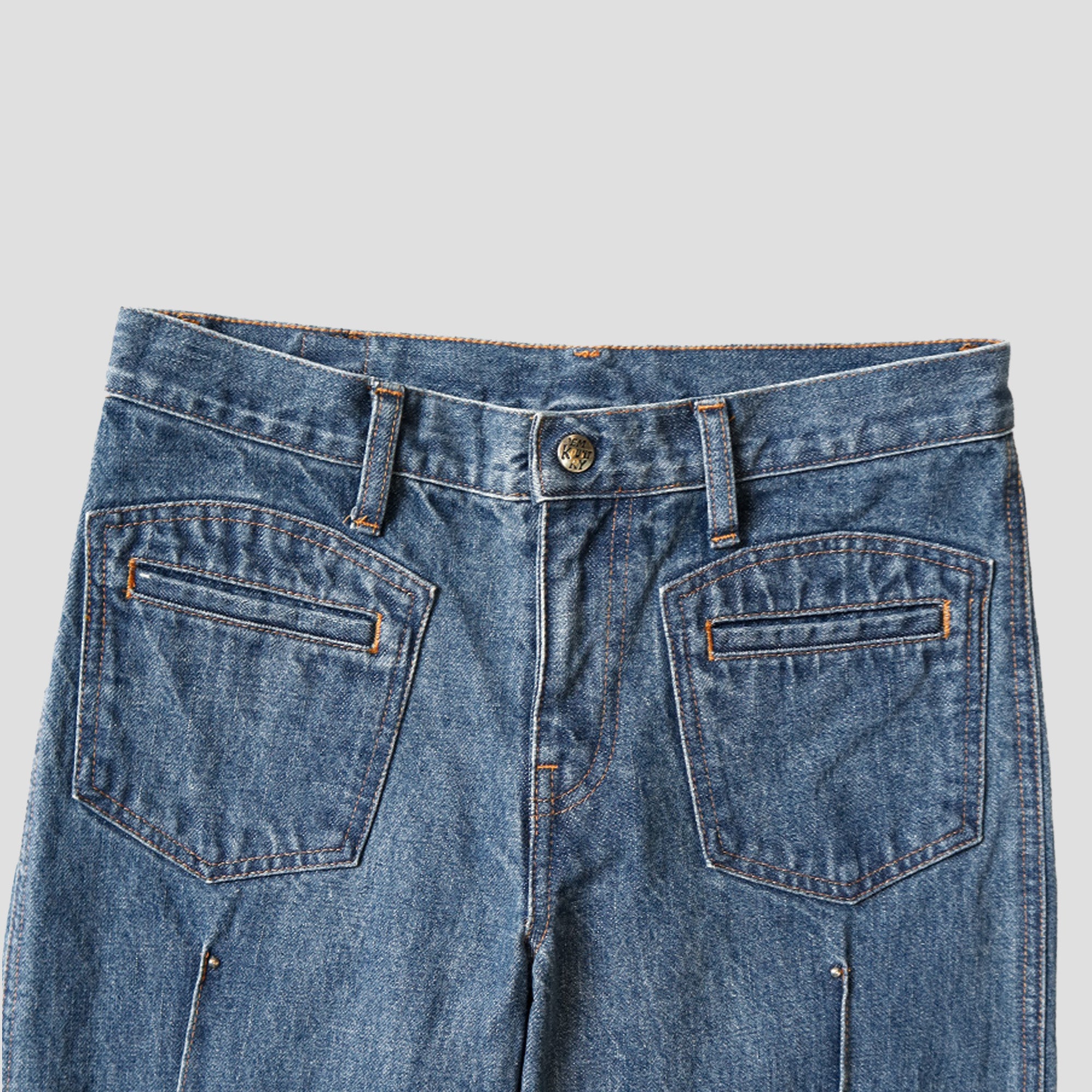 14oz DENIM FLARE JEANS