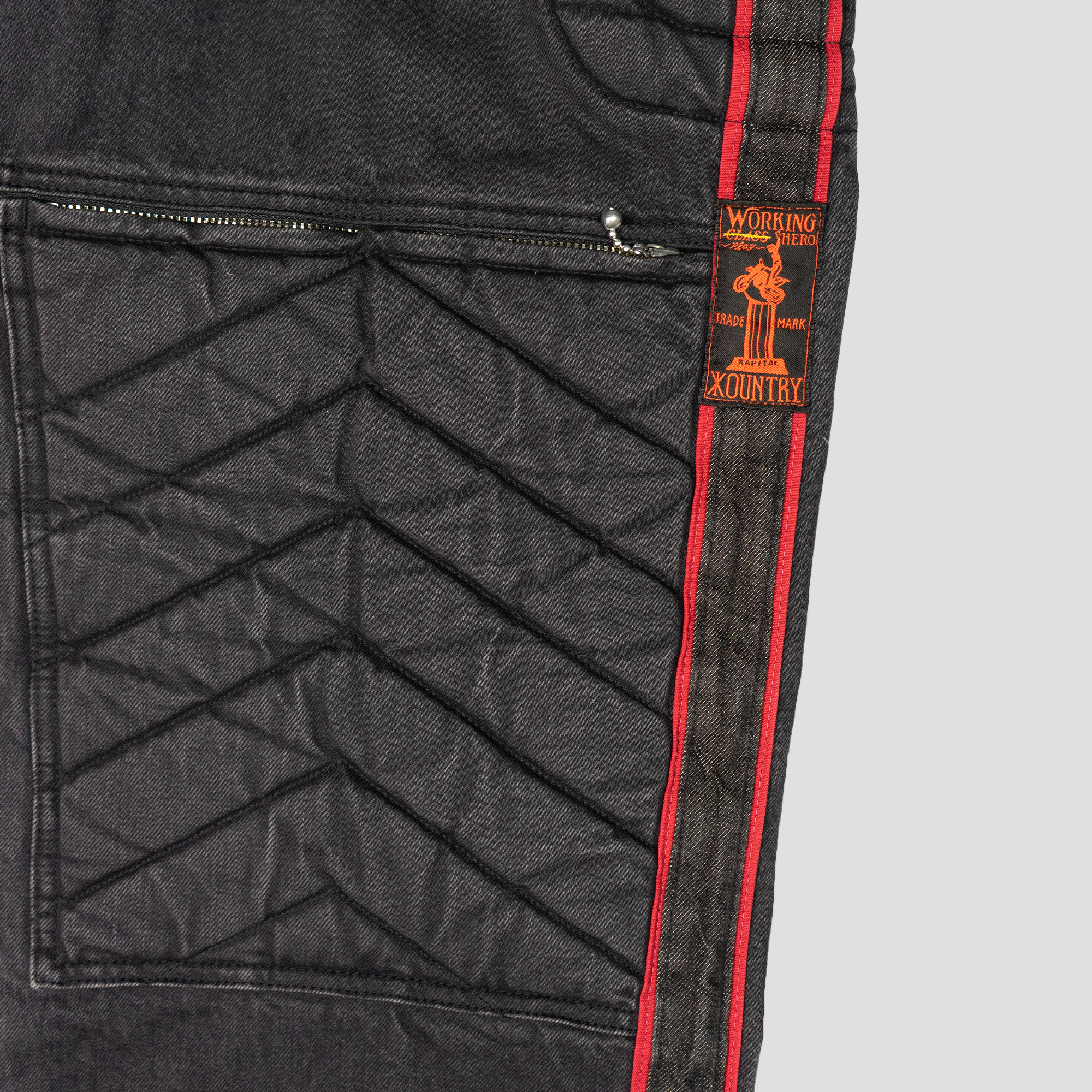 14oz BLACK DENIM KOUNTRY MOTORCROSS PANTS "TODOTERRENO"