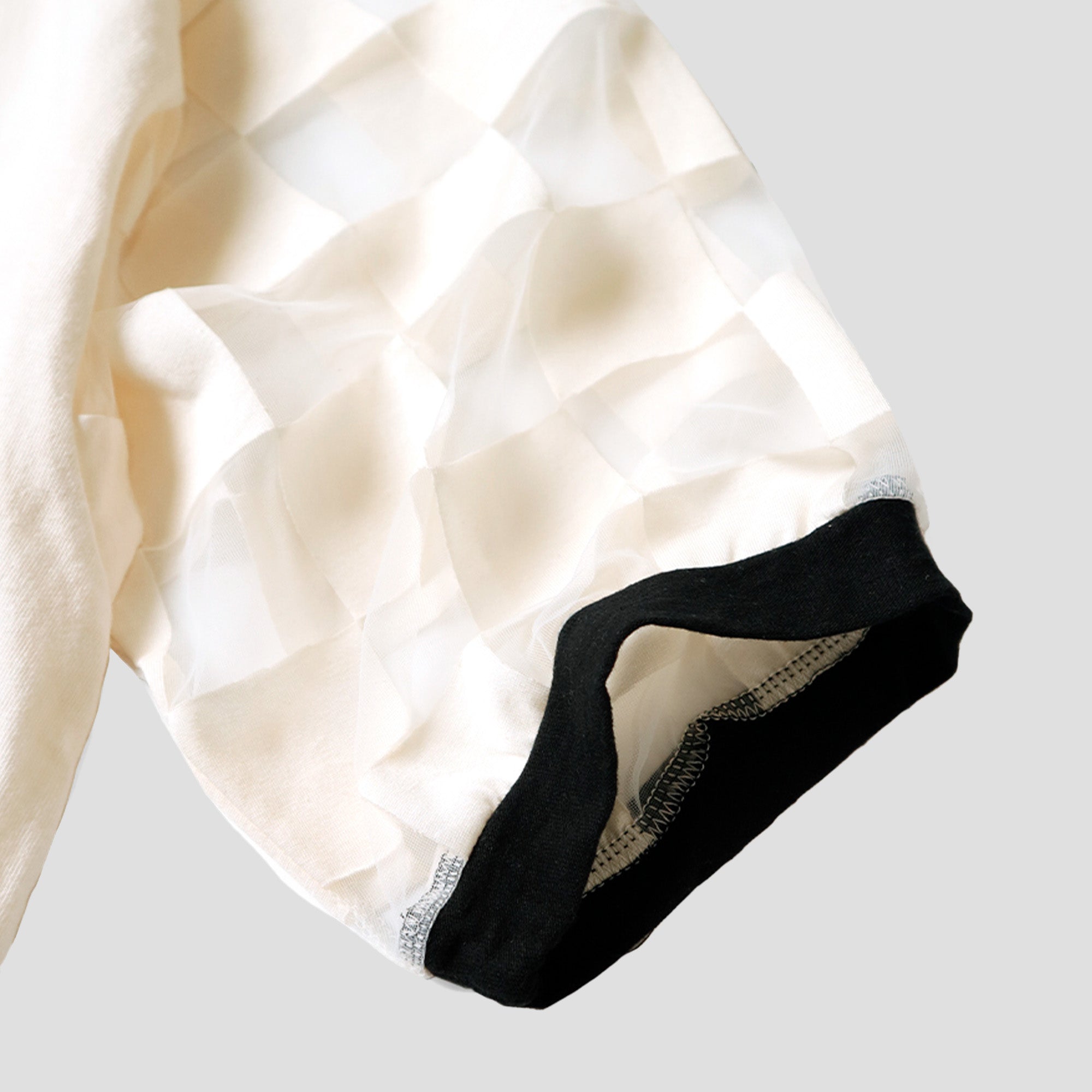 CHECKER SEE-THROUGH FOOTBALL T-SHIRTS