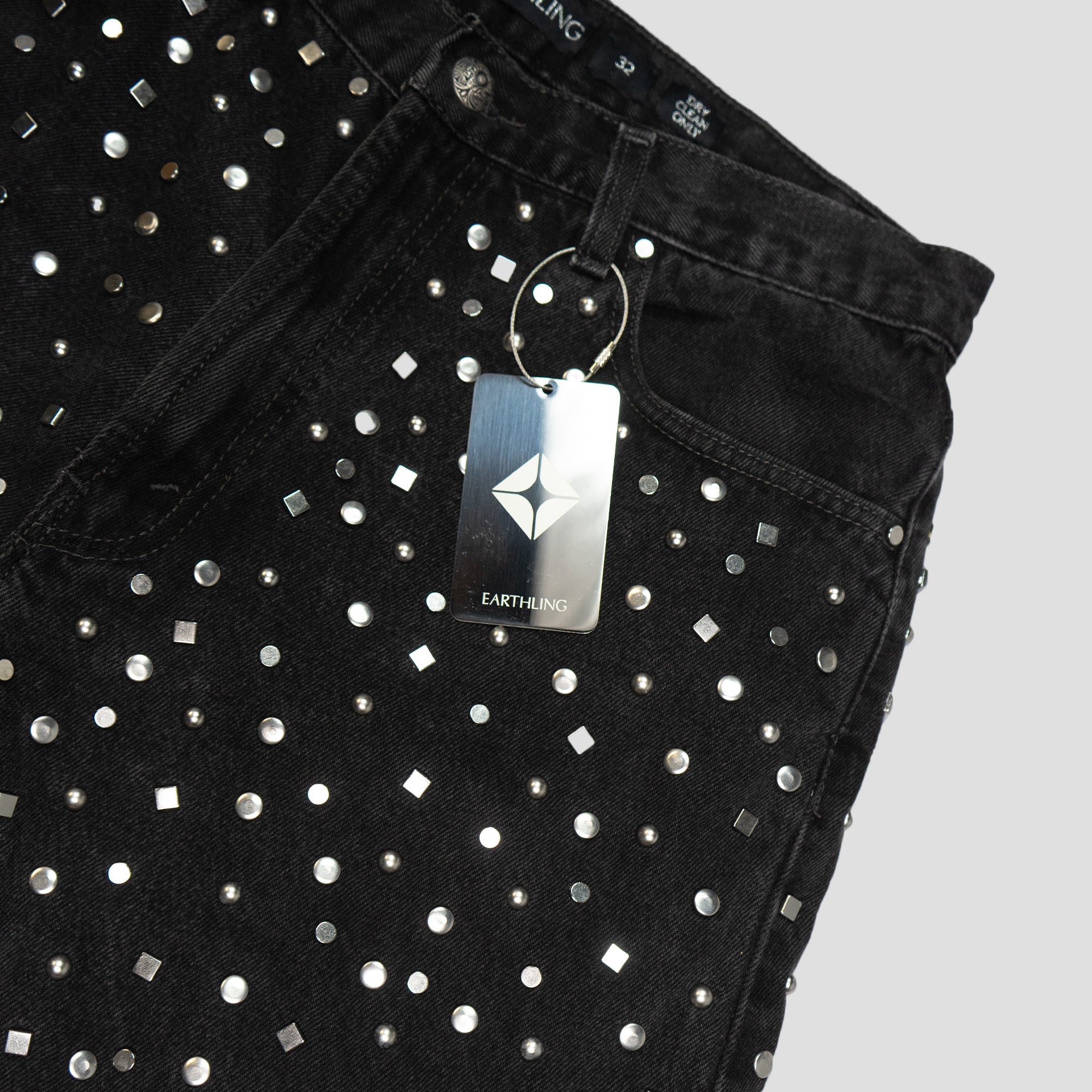 SPARK PLUNG DENIM SHORTS