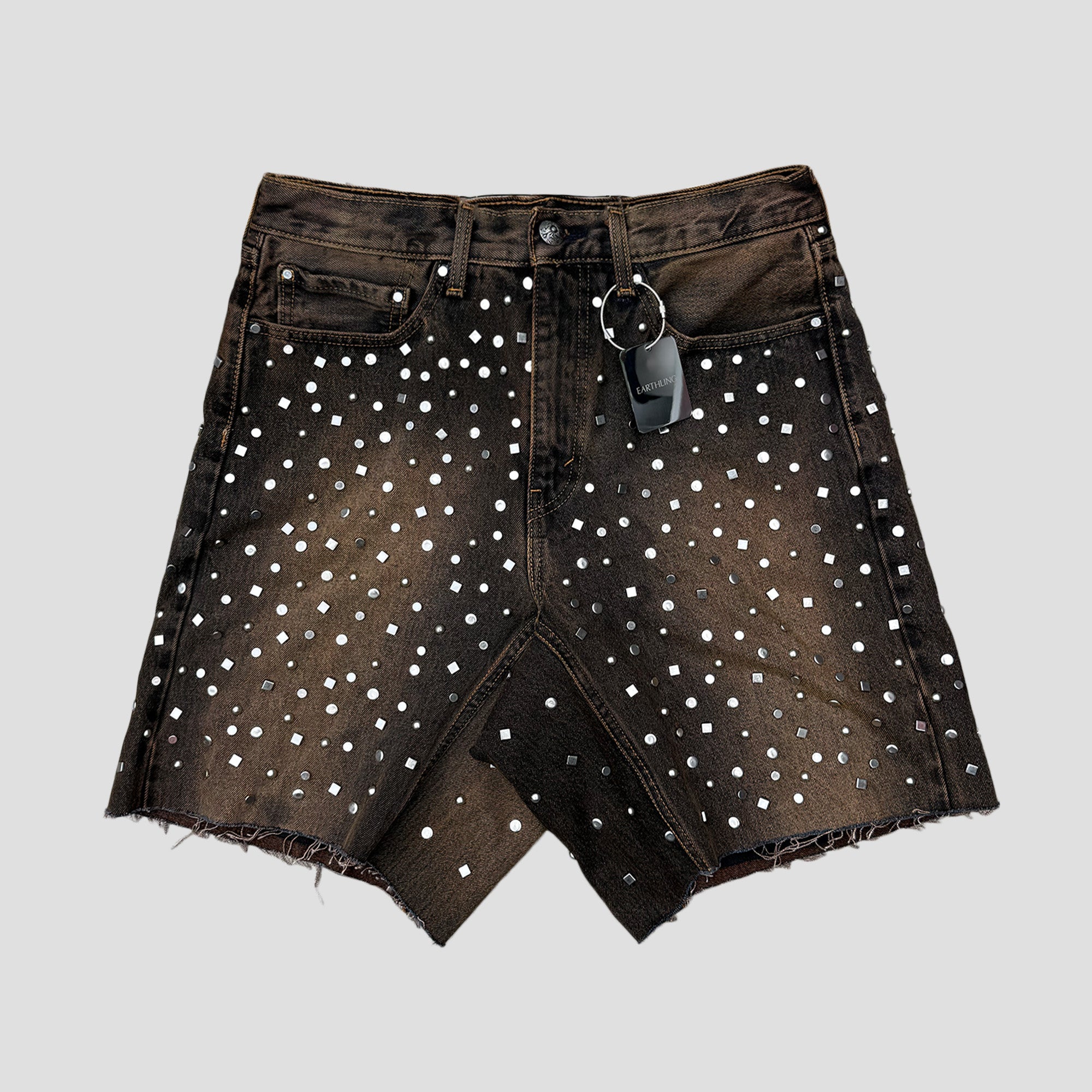 SPARK PLUNG DENIM SHORTS