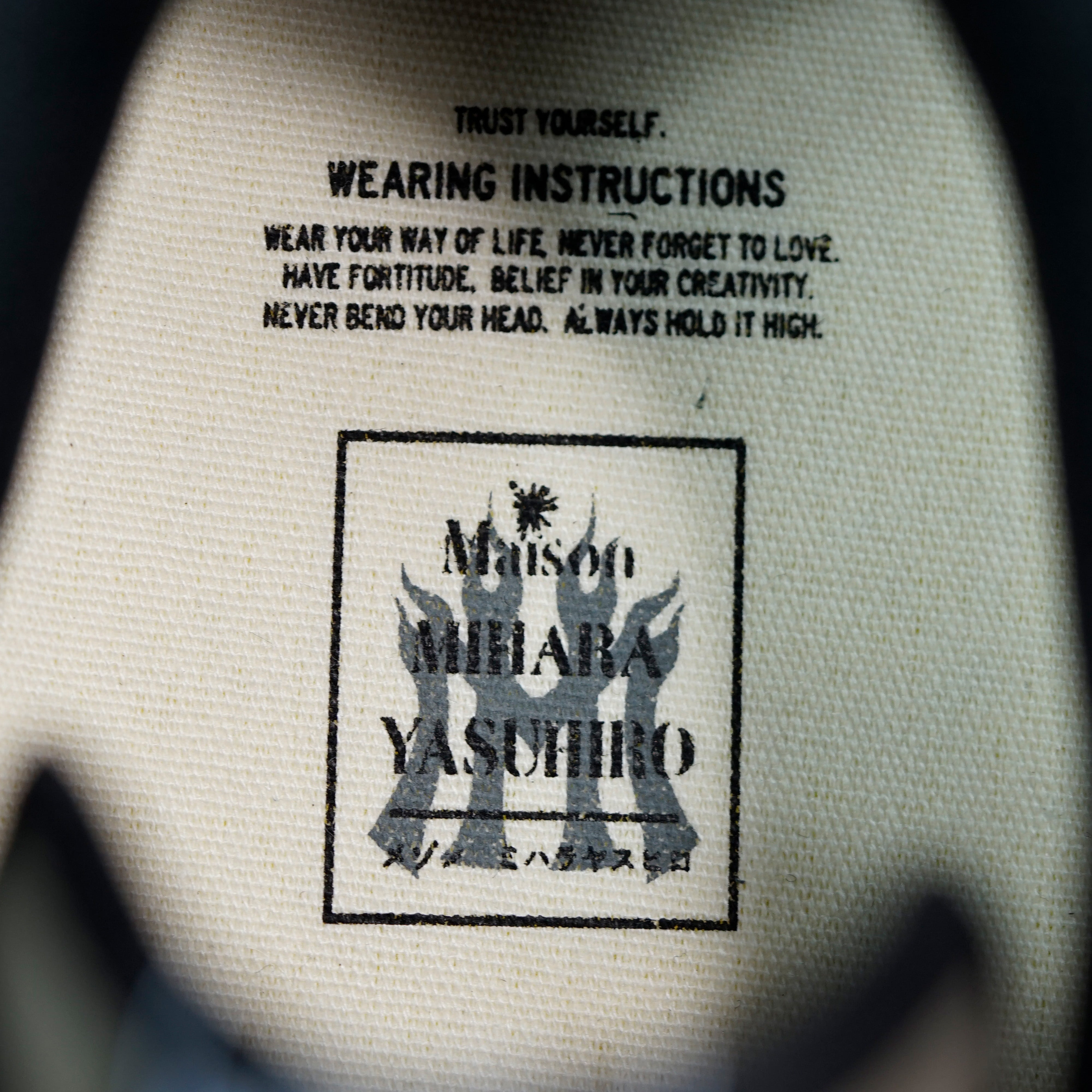 MANNAHATTA NYC x MAISON MIHARA YASUHIRO - WAYNE OG SOLE PATTERN LEATHER SNEAKER