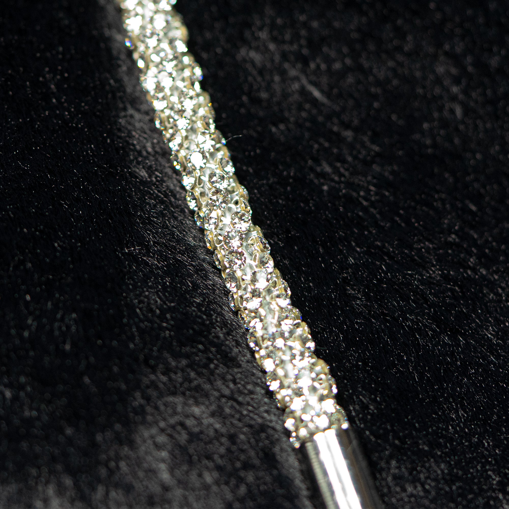 HOODED FUR JACKET WITH SWAROVSKI® DRAWSTRINGS