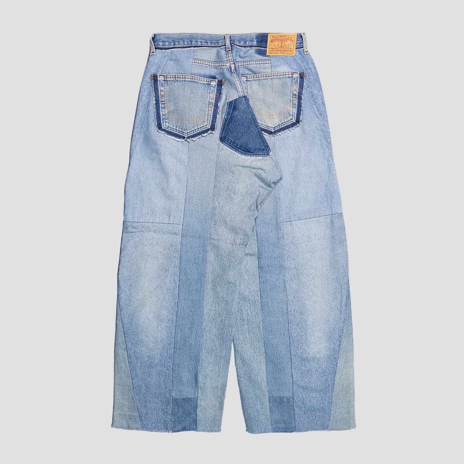 PATCHWORK BAGGY DENIM JEANS (W35/L31)