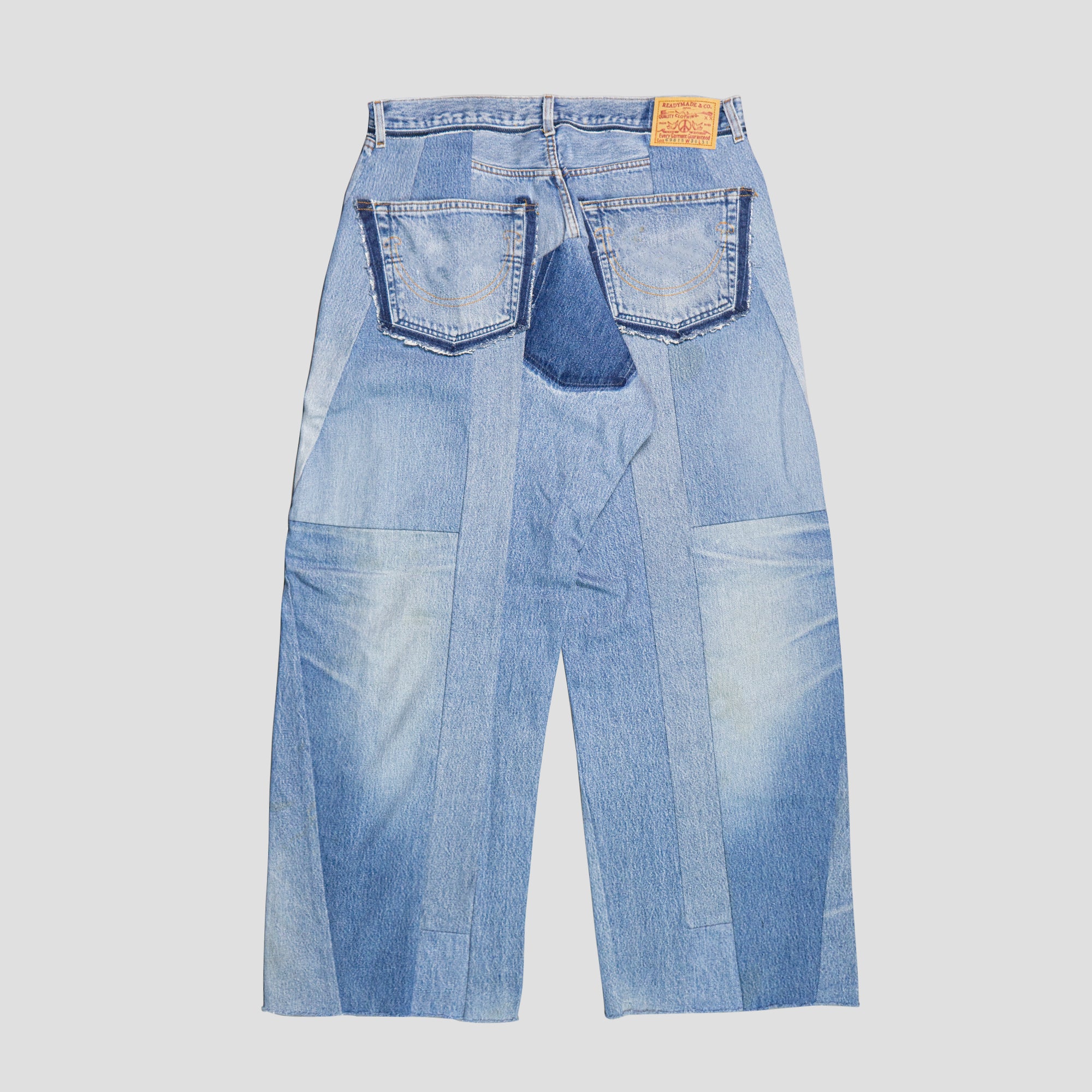 PATCHWORK BAGGY DENIM JEANS (W34/L31)