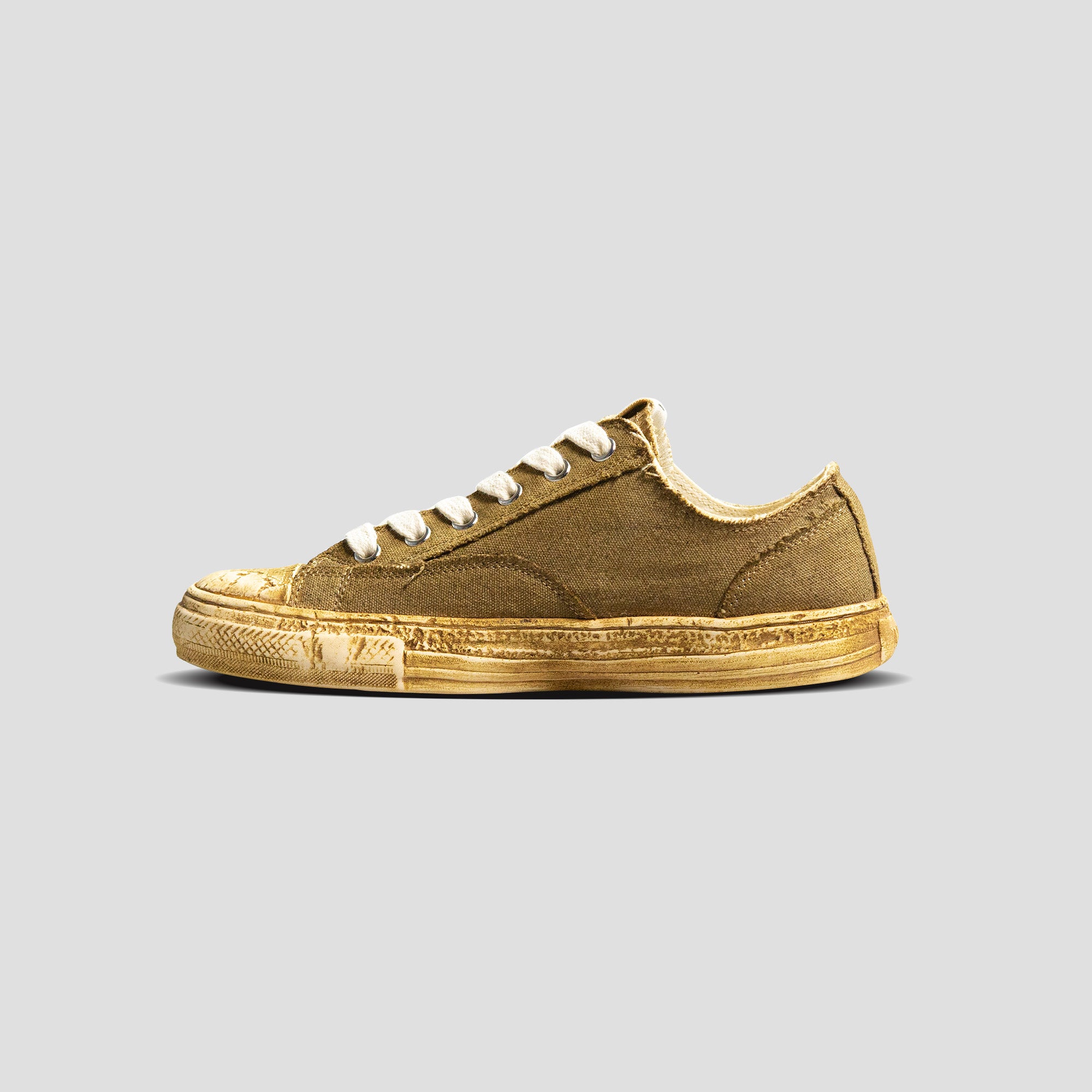 OVER DYED LOW-TOP SNEAKERS