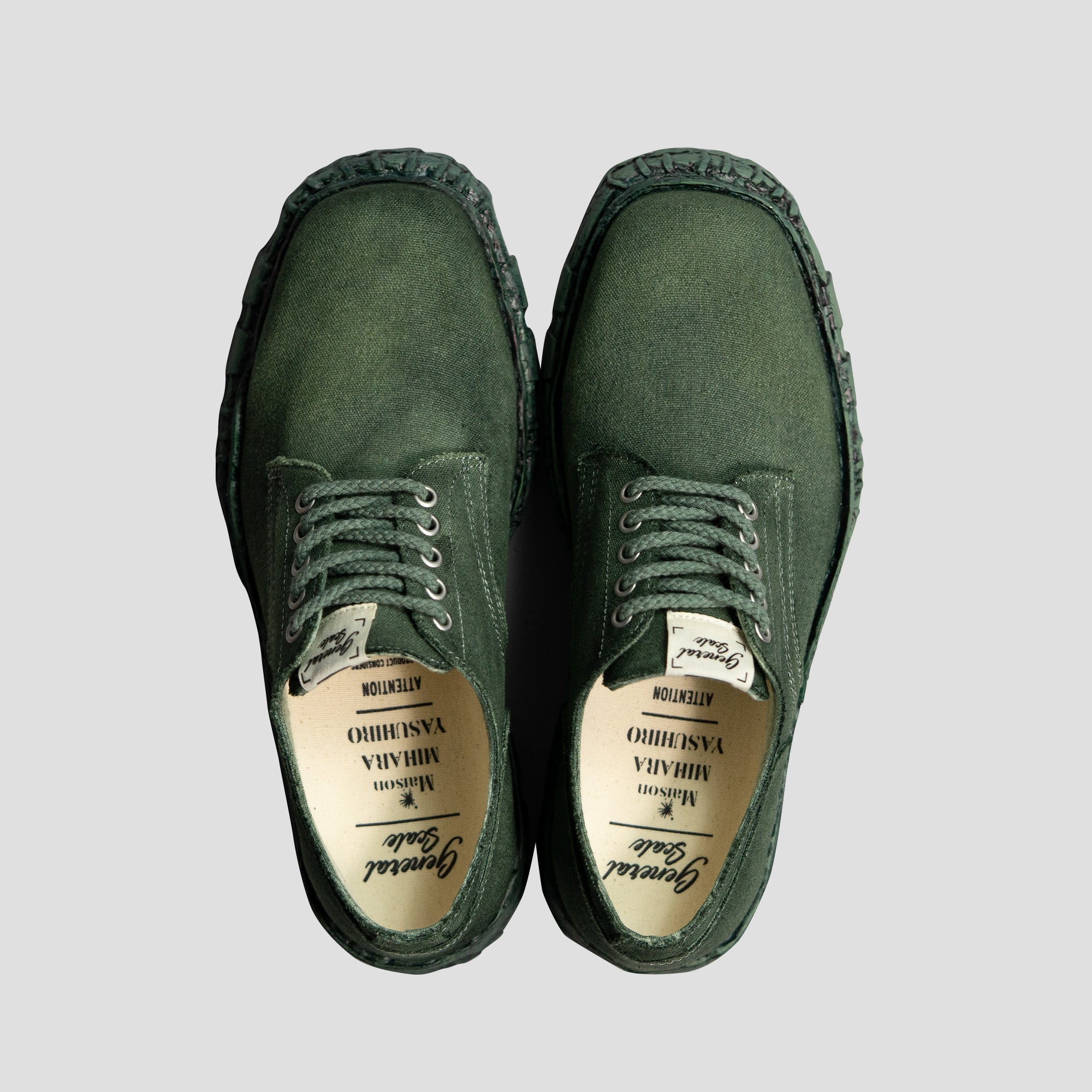 OVER DYED CANVAS SNEAKERS