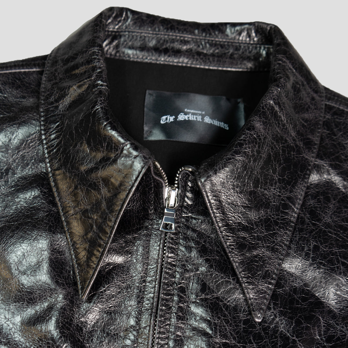 CHOPPER CHAIN LEATHER X JACKET