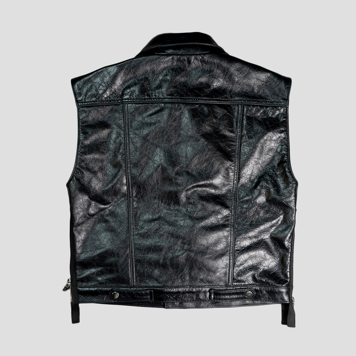 LEATHER CHOPPER VEST
